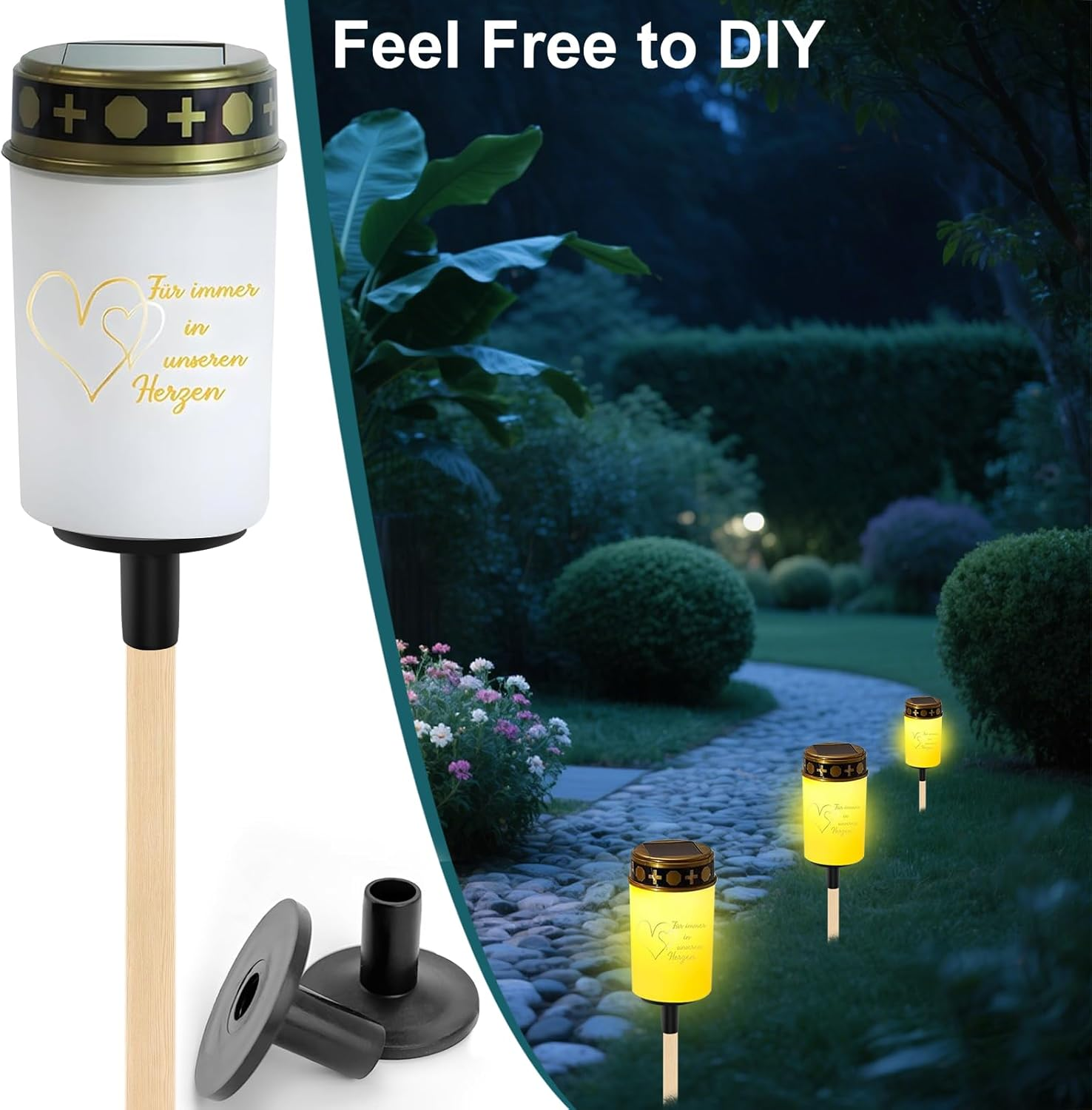 20 Pcs Holder for Decorative Bottle with Light, Bottle Light Base, Fixator for Small Flares, Led Light, DIY, Illuminated Bottles Bracket, Cymbal Replacement Accessories, Cymbal Sleeves for Drums image number 1