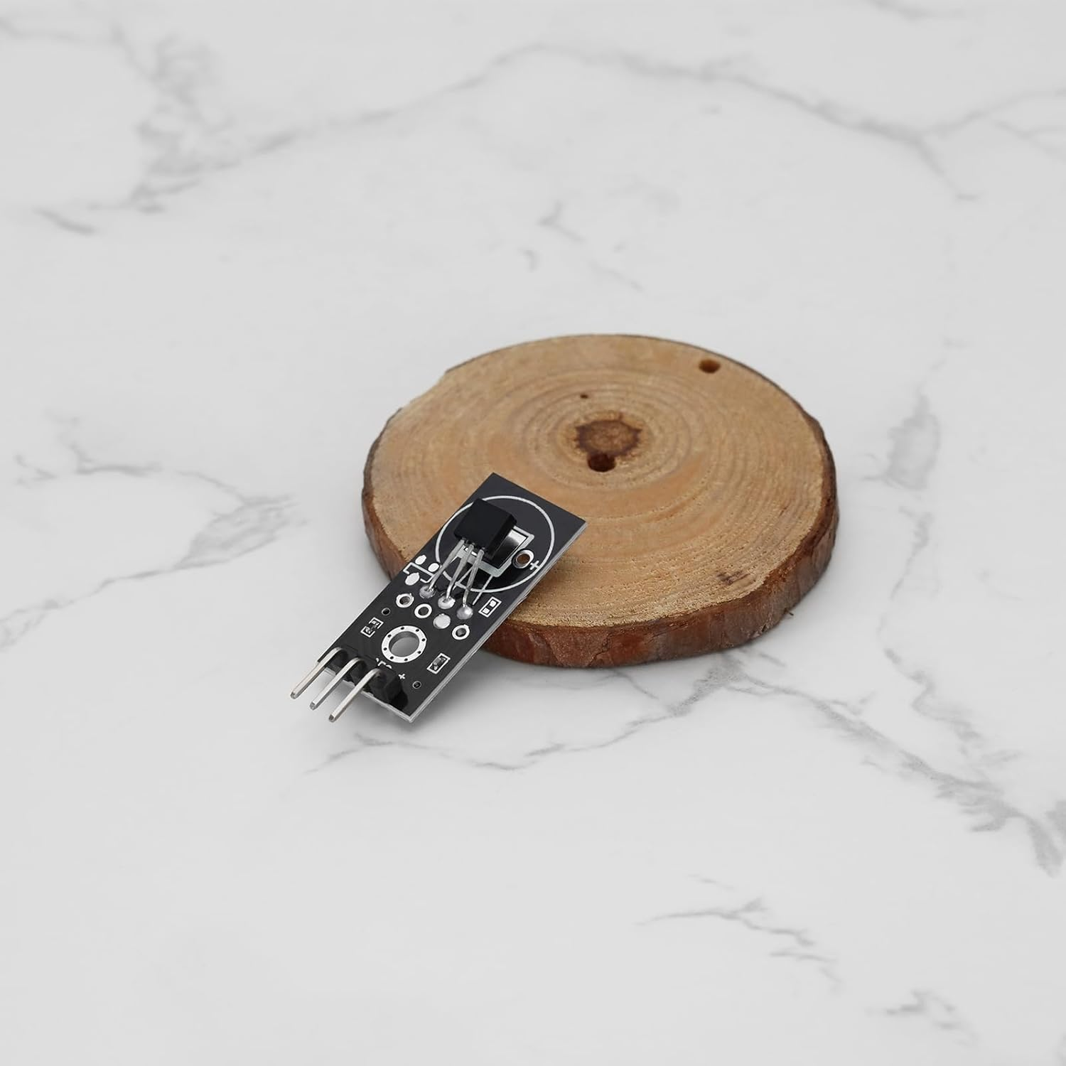 Emagtech 5Pcs DS18B20 Module Digital Temperature Sensor with Connecting Wire DC 5V Compatible with A/Rduino Compatible with Raspberry Pi Digital Module image number 1