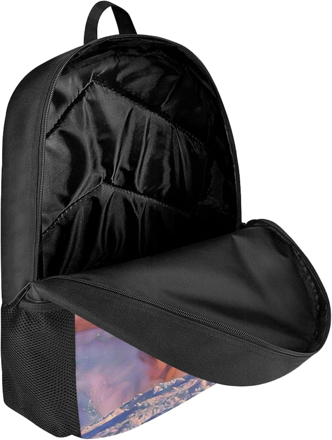 Binienty Schulrucksack F&uuml;r Kinder, Jungen, M&auml;dchen, Teenager, Leicht, B&uuml;chertasche, Laptop-Rucksack, L&auml;ssiger Tagesrucksack - Blue Wolf image number 6