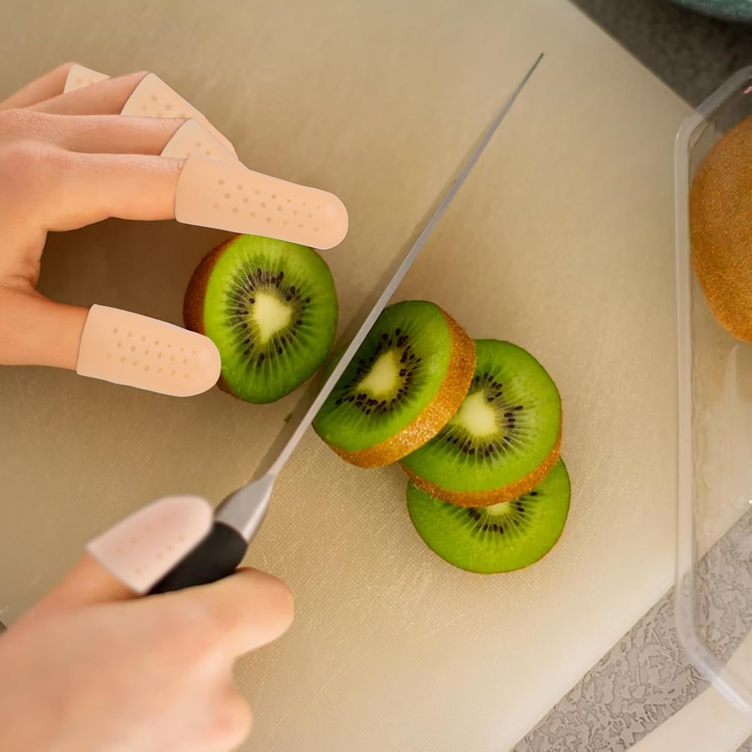 Silicone Finger Protectors with Air Holes, 20Pcs Gel Finger Cots Covers, Silicone Finger Protectors Covers Gel Finger Cots, Gel Finger Protectors Cots Finger Covers, Gel Finger Protectors Finger Covers image number 3