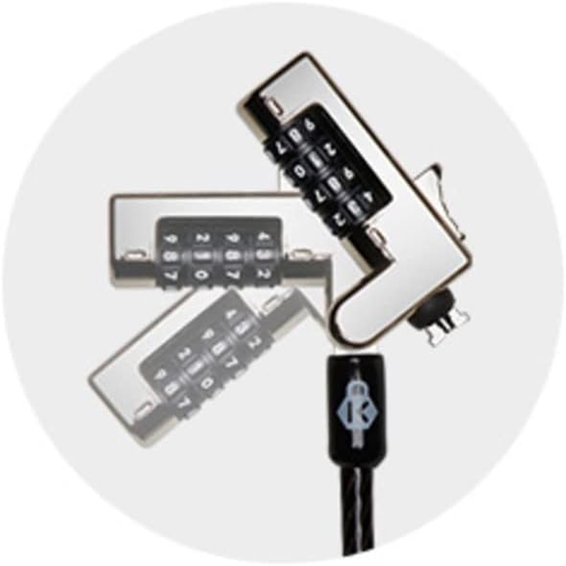 Kensington Nanosaver&trade; Combination Laptop Lock (Resettable), Computer Security Locking Cable (K60603WW)