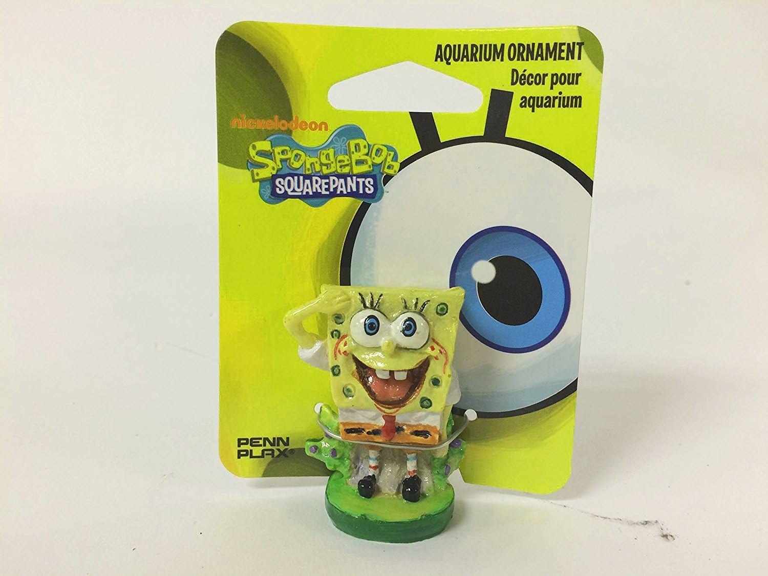 Penn Plax Spongebob Squarepants Resin Replica Aquarium Ornament, Mini image number 1