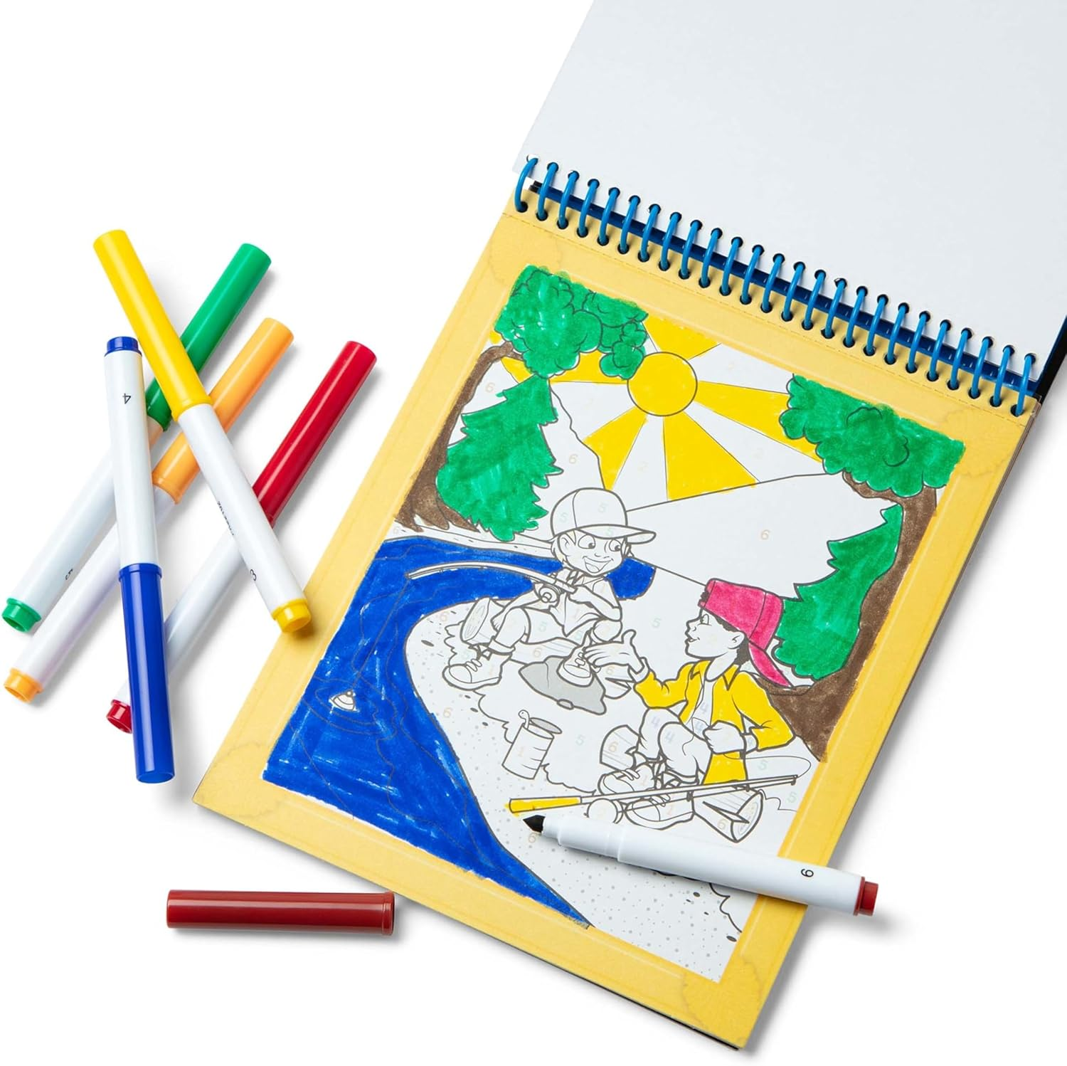 Melissa & Doug Princess and Fairy Wooden Cube Puzzle - 6 Puzzles in 1 (16 Pcs) - Blue, Playtime, Construction, Sports, And More image number 6