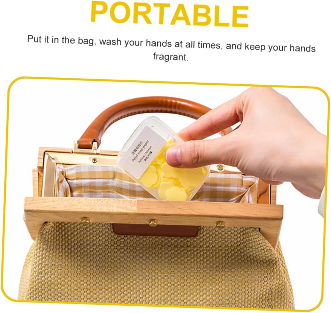 SUPVOX Portable Handwashing Soap Travel-Friendly Soap Flakes for Outdoors Camping and Hiking Skin Safe and Refreshing image number 4