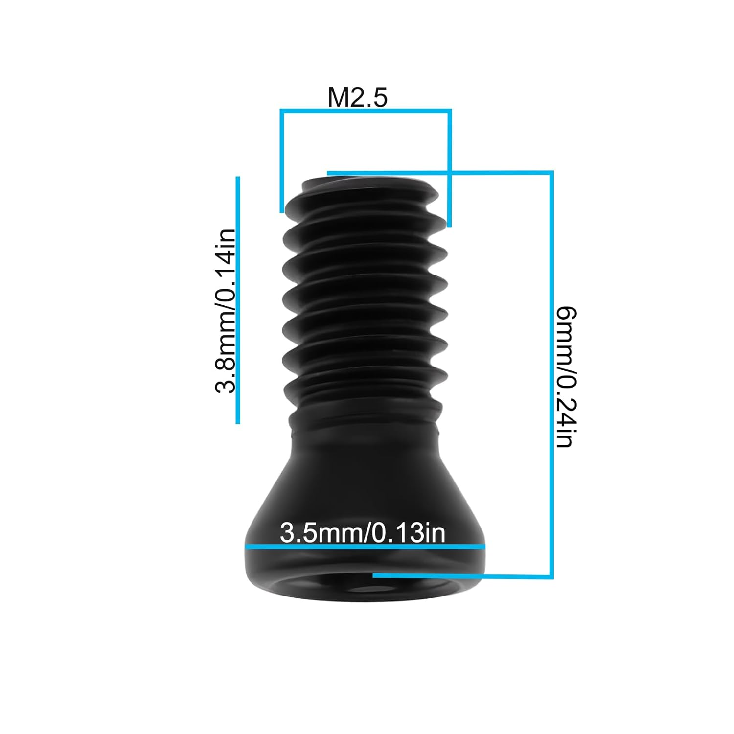 Create Idea 10PCS M2.5X6Mm Torx Screws T8 Grade Carbon Steel Suitable for Hard Alloy Blade CNC Lathe Tools image number 3