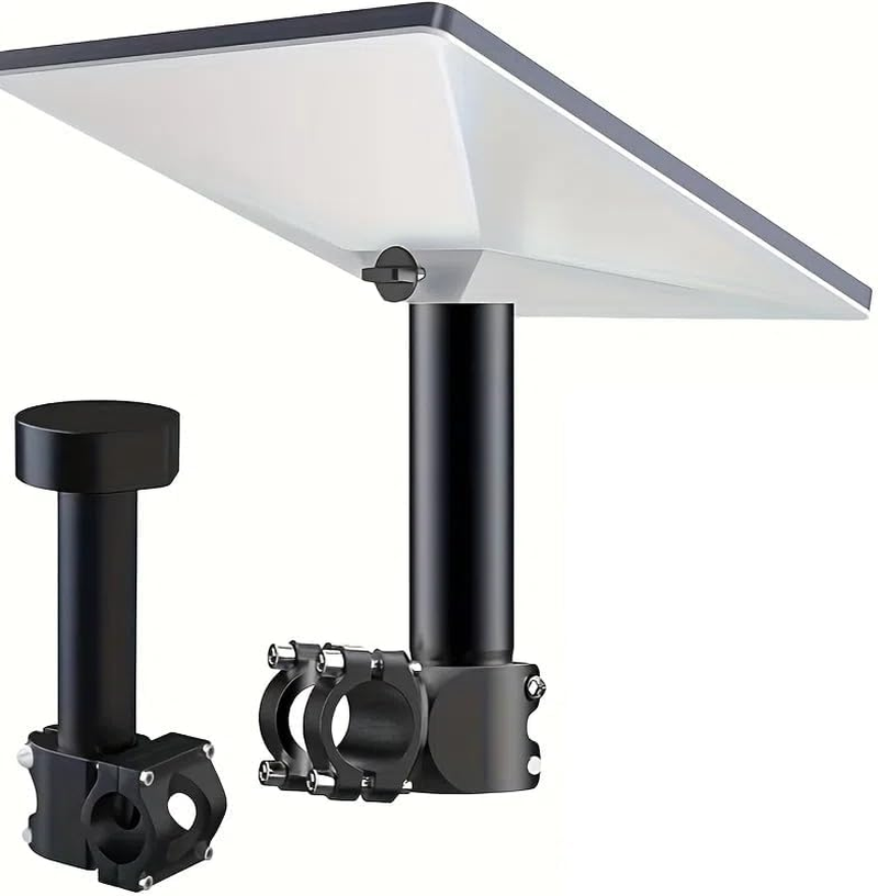 Starlink Mini Roof Rack Mount, 1/4"-20 and 3/8"-16 Threaded Stainless Steels Mount Adapter for Starlink Mini, RV Ladder Mount Suitable for Pipe Diameters of 0.8-1.17In image number 3