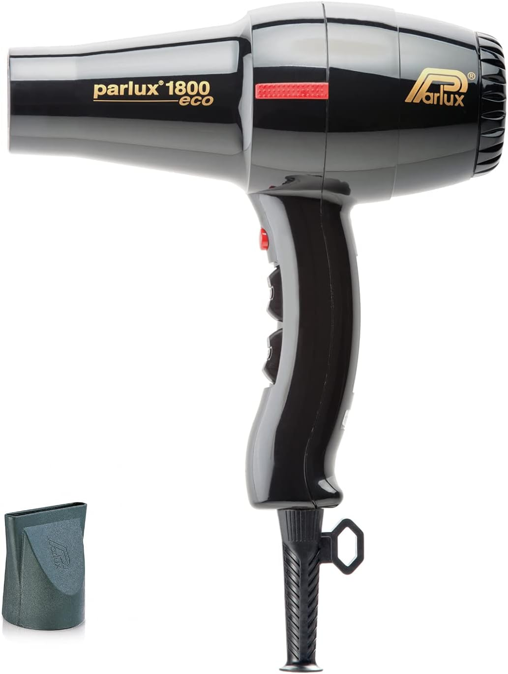 Parlux 1800 Eco Friendly 1280 Watt Hair Dryer, Black image number 3