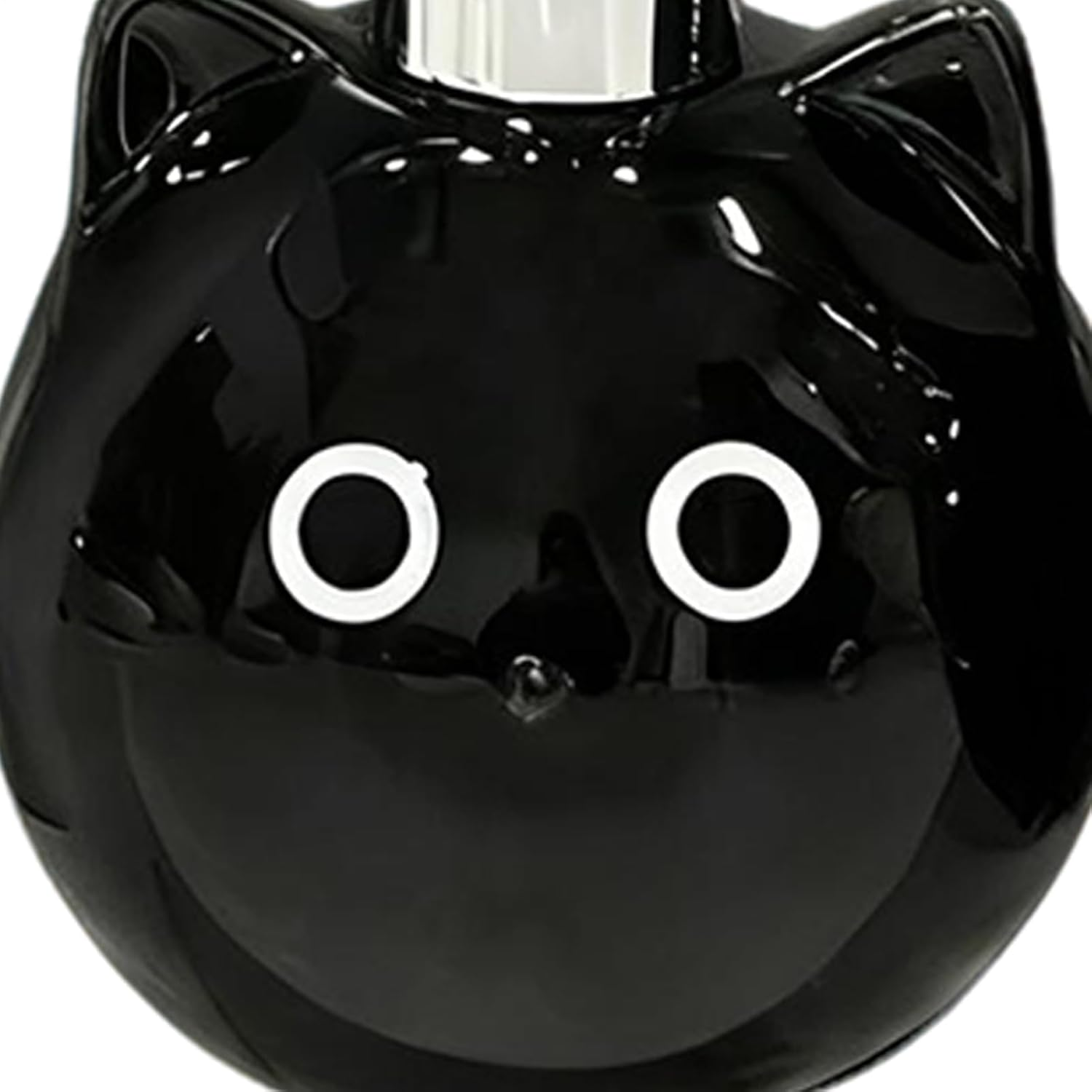 Furtryvl Hand Soap Refill Bottles,480Ml Lightweight Pump | Black Cat Ceramic Empty Soap Lotion Pump Bottle Dispenser | for Shampoo Body Toner Face Creams Body Lotion Travel Home Office Daily