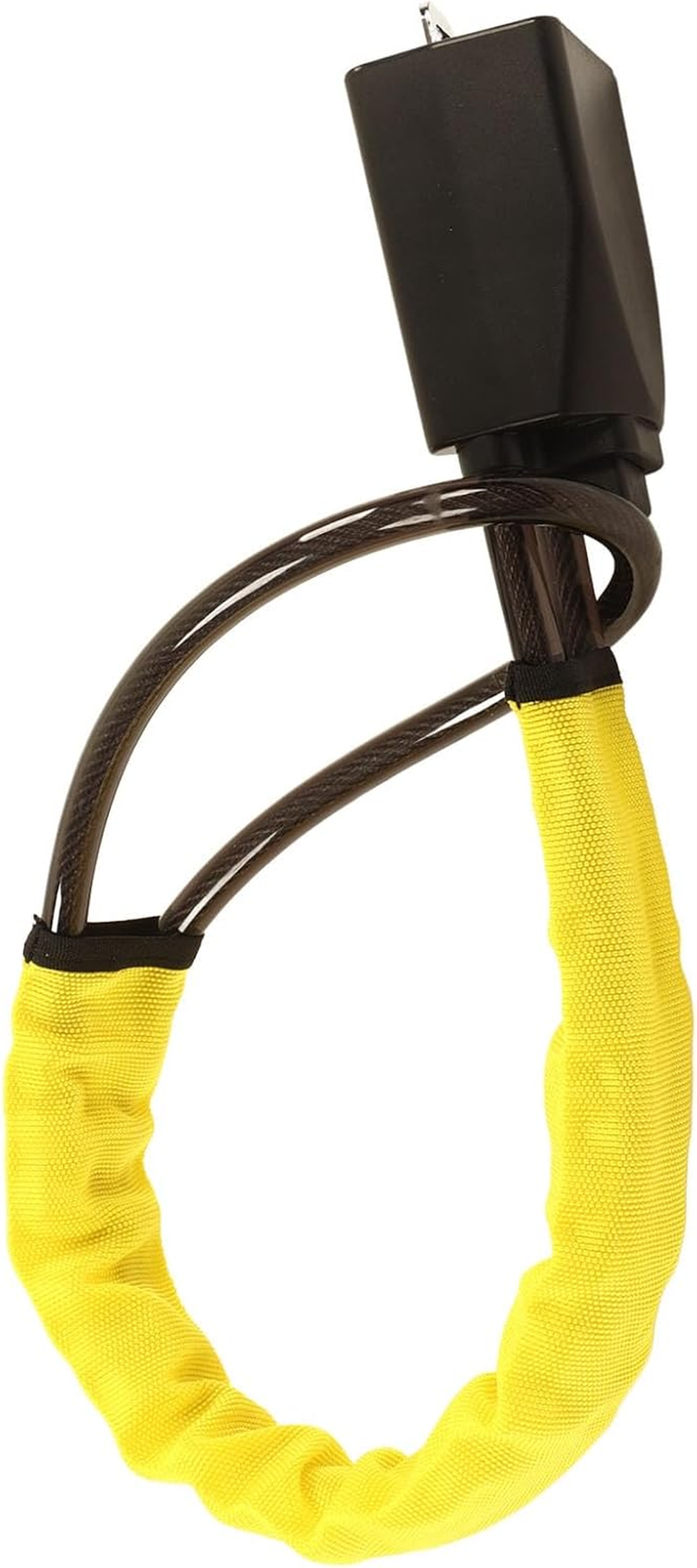 Steering Wheel Lock Universal Fit Locking Device Belt Theft Deterrent for Cars SUV Trucks image number 1