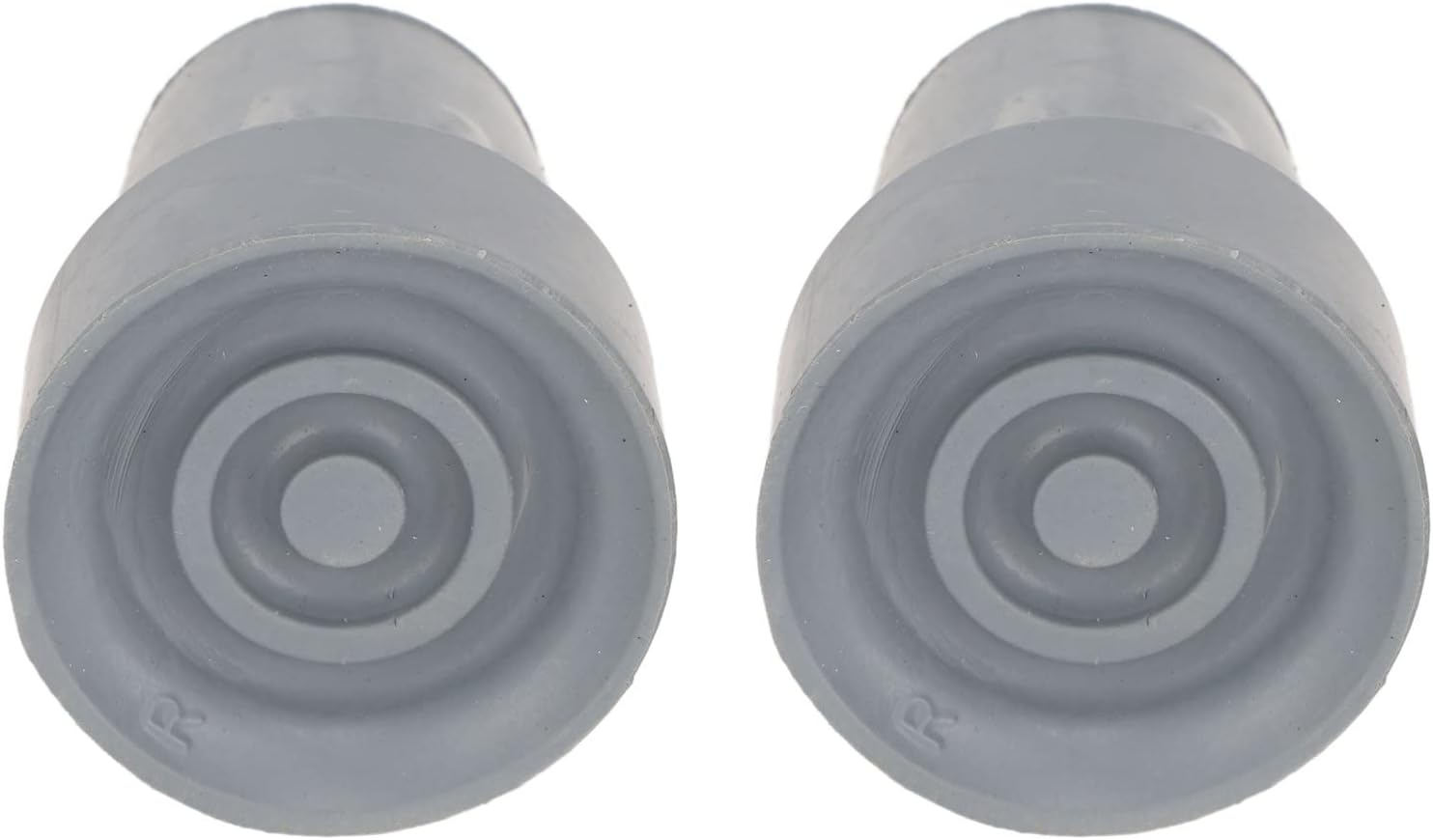 22Mm Cane Tips, Walking Cane Tips Prevent Slip Shock Absorbing Heavy Duty Replacement Rubber Crutch Tips for Elderly Patient image number 1