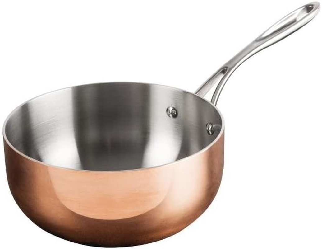 Vogue Induction Tri-Wall Copper Saute Pan, 200Mm