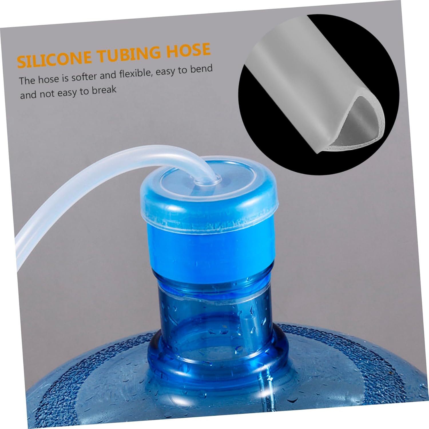 ARTIBETTER Drinking Water Hose Silicone Tube for Water Pump Practical Inlet Silicone Tube Electric Parts image number 1