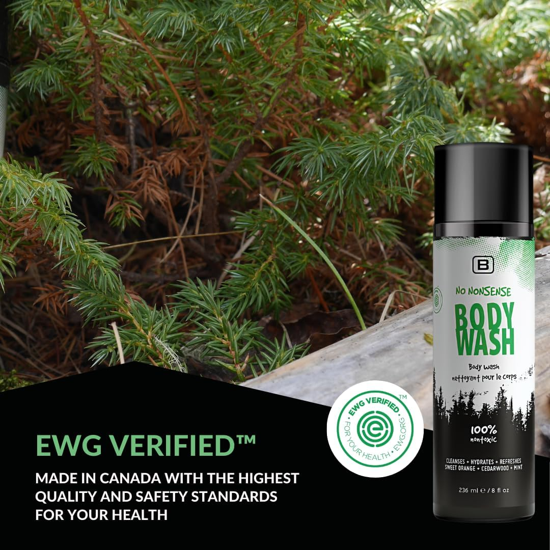 BOYZZ ONLY Natural and Organic NO NONSENSE Body Wash - EWG VERIFIED - | Cruelty Free | Vegan