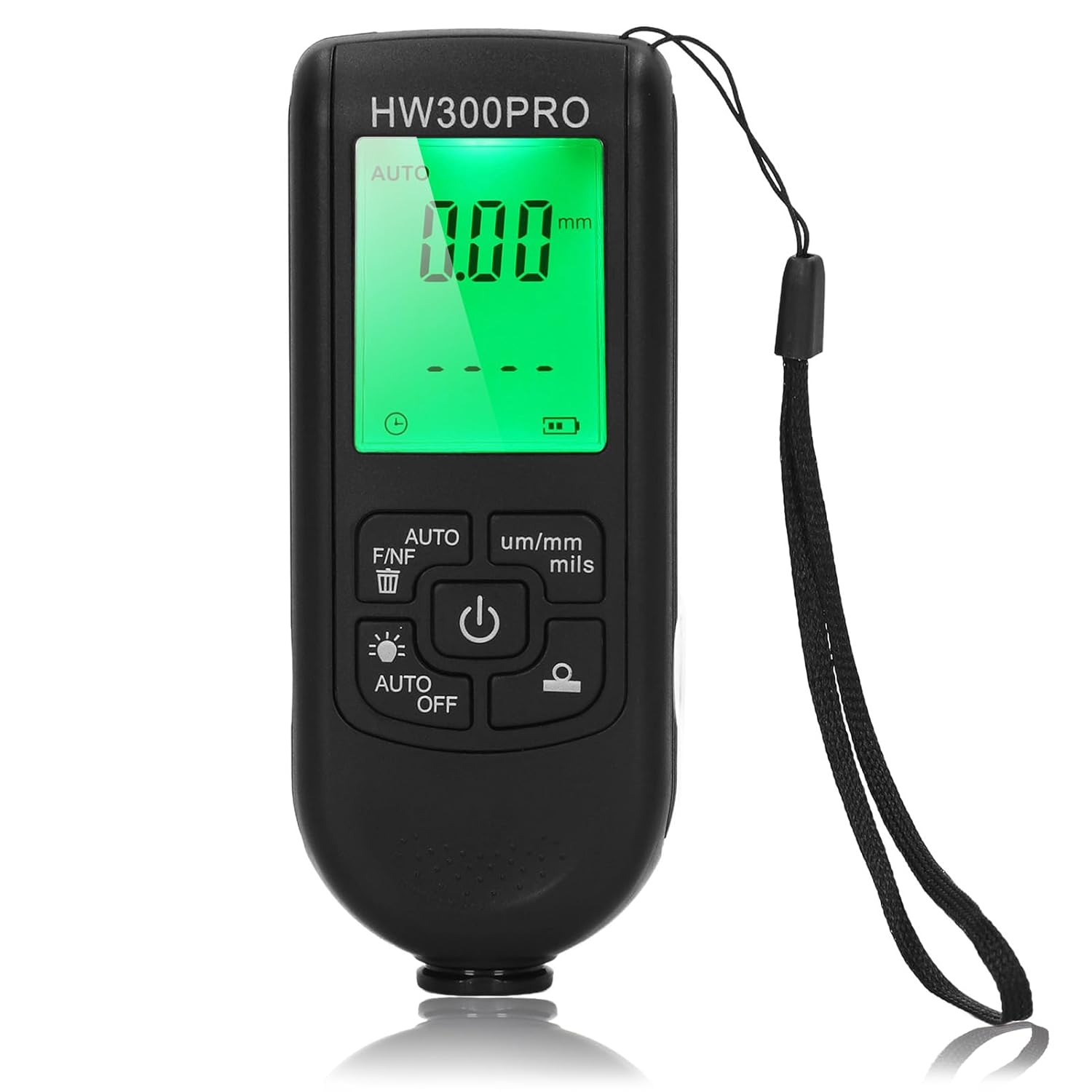 Paint Thickness Gauge, Digital Meter for Automotive Coating Thickness Tester with Automatic Shutdown Function, 1Um Resolution, FE and NFE Measuring, for Used Car Buyers