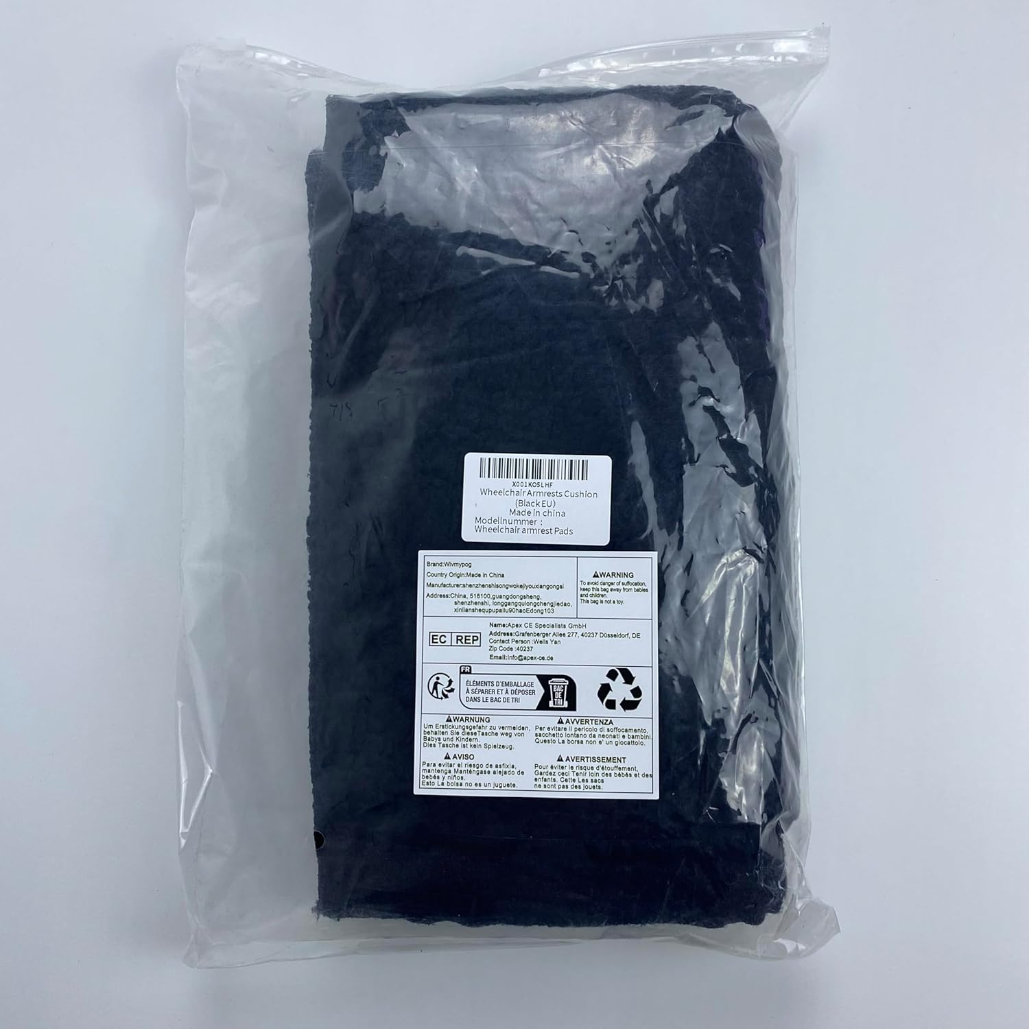 Wheelchair Armrest Pads, 2 Pack Wheelchair Arm Rest Memory Foam Cushions Padded Covers,Wheelchair Accessories for Seniors & Adults , Wheelchair Armrests, Office/Transport Chairs, Scooters ( B) image number 5