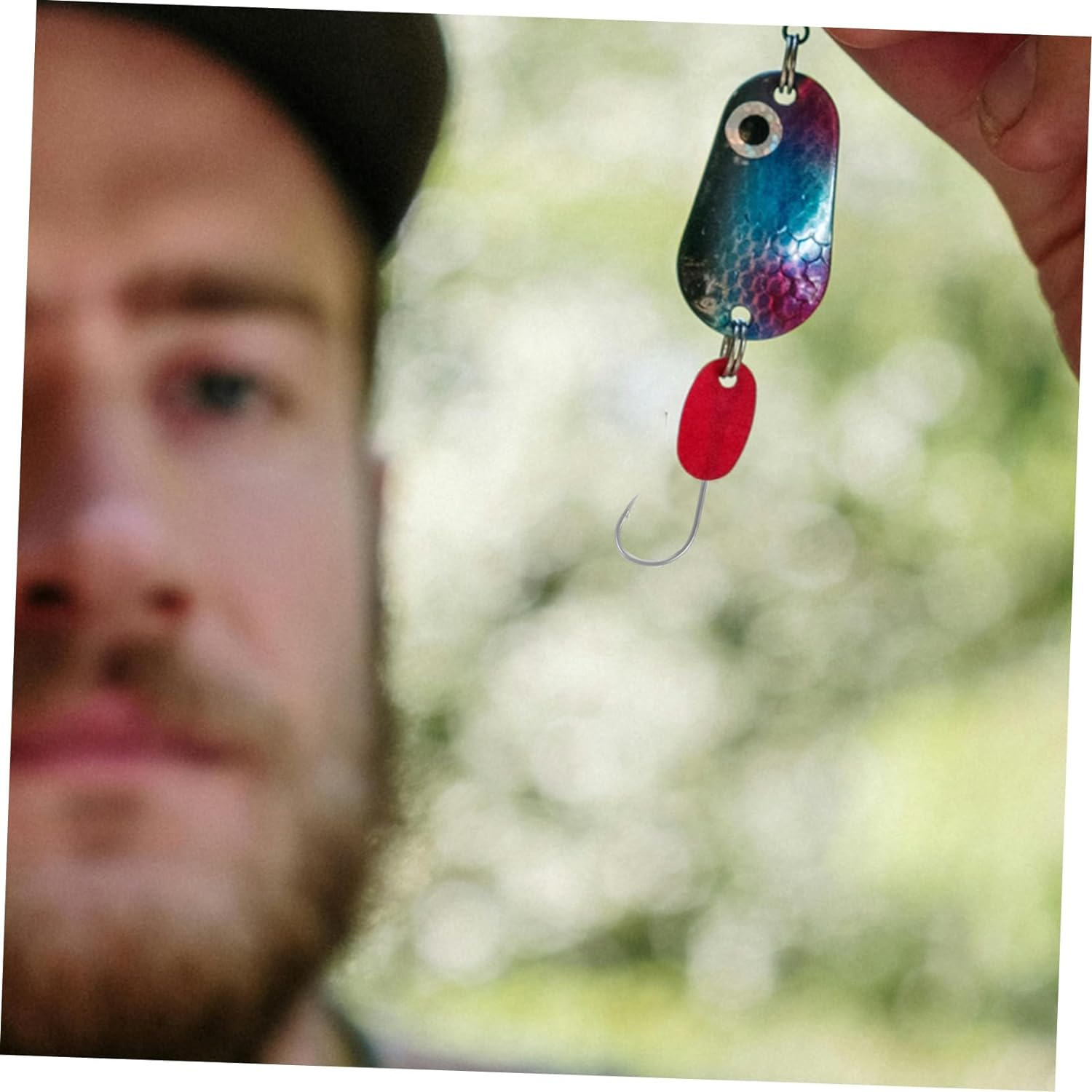 KOMBIUDA 100 Pcs Bait Hooks Bait Holder Hook Lure Hook Fishing Hooks Saltwater Fishing Tackle Worm Swimbait Hook Fishing Baits Spring Lock Fishing Hooks Bass Lure Fishing Gear Boxed image number 2