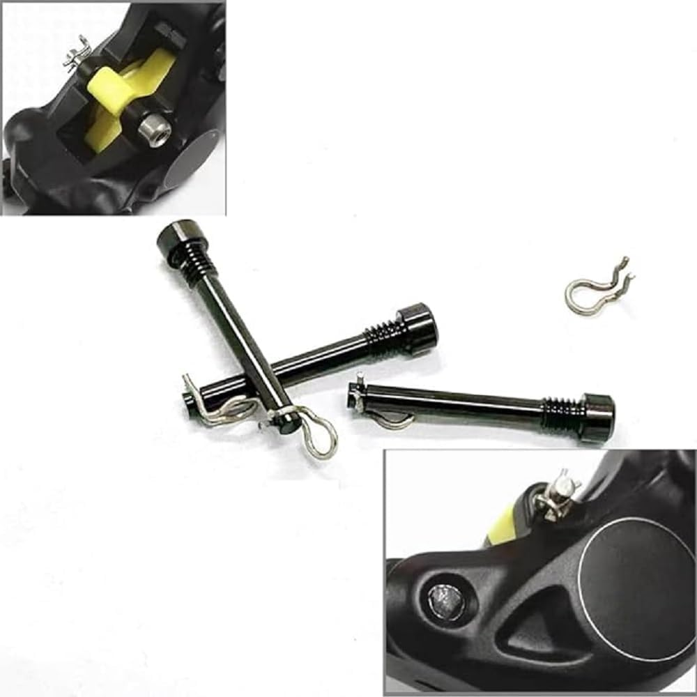 10Pcs Brake Pad Caliper Replacement, Bike Brake Caliper Spring Clips,Compatible with Shimano Zee XT SLX XTR, Formula Mega Pad Pin Stainless Steel Brake Caliper, Bicycle Disc Brakes Pad Axle Bolts Pins image number 6