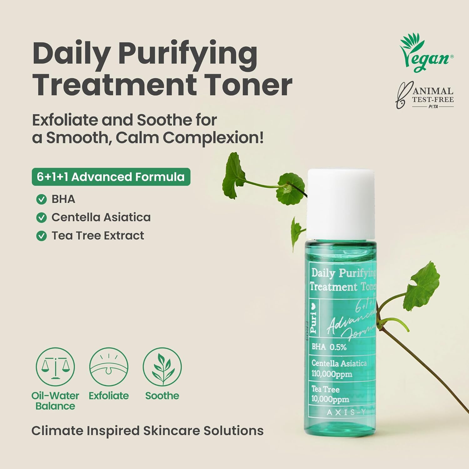 AXIS-Y the Mini Glow Set &ndash; Korean Skincare Travel Kit for Radiant Skin, Brightening and Hydrating Facial Skin Care Products with Niacinamide & Centella, Gentle Daily Routine for All Skin Types image number 3