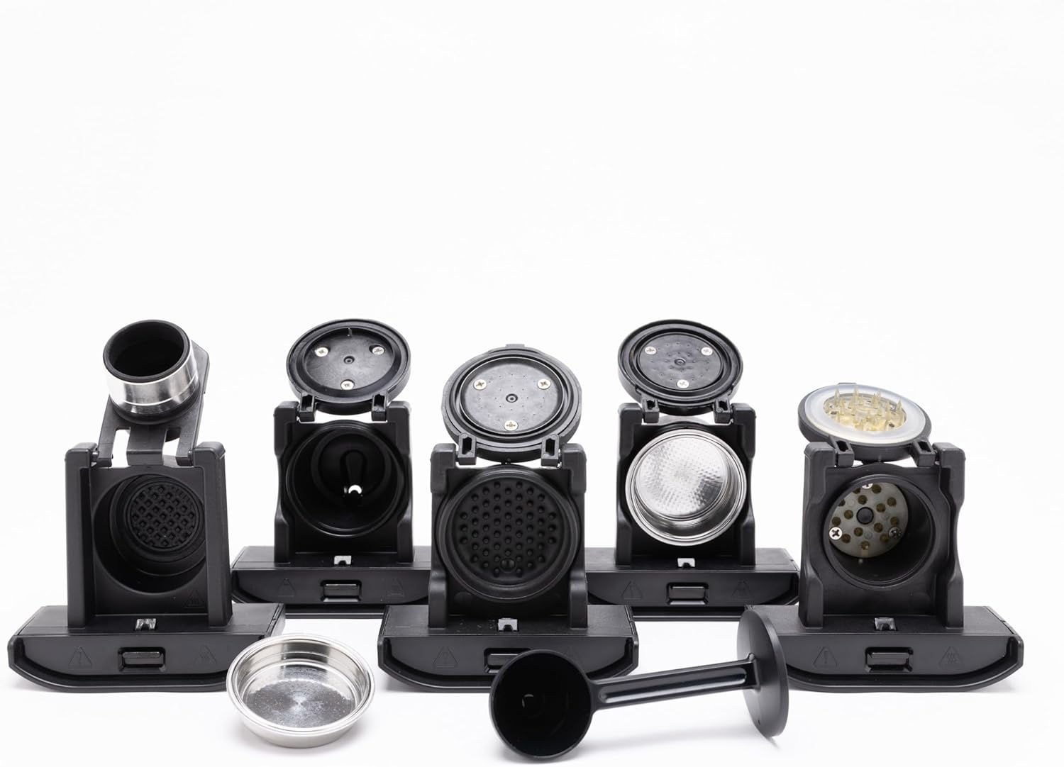 Tornado LA TCM7042-GS Machine &Agrave; CAF&Eacute; 5-EN-1, Compatible NESPRESSO, Dolce Gusto, Lavazza Blue, ESE ET CAF&Eacute; MOULU, 20 Bars, 1.5 L