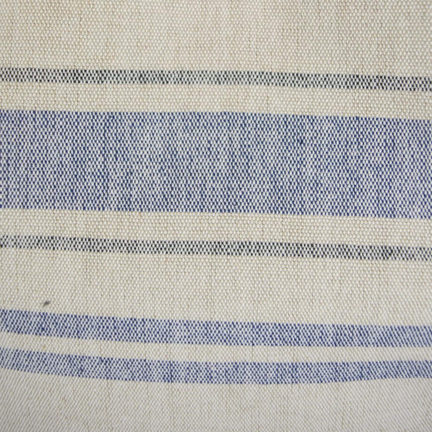 DII Cotton French Stripe Kitchen Chef Apron with Pocket and Extra-Long Ties, 33 X 28 French Country Farmhouse Men & Women Apron for Cooking, Baking, Bbq-Nautical Blue - Nautical Blue image number 4