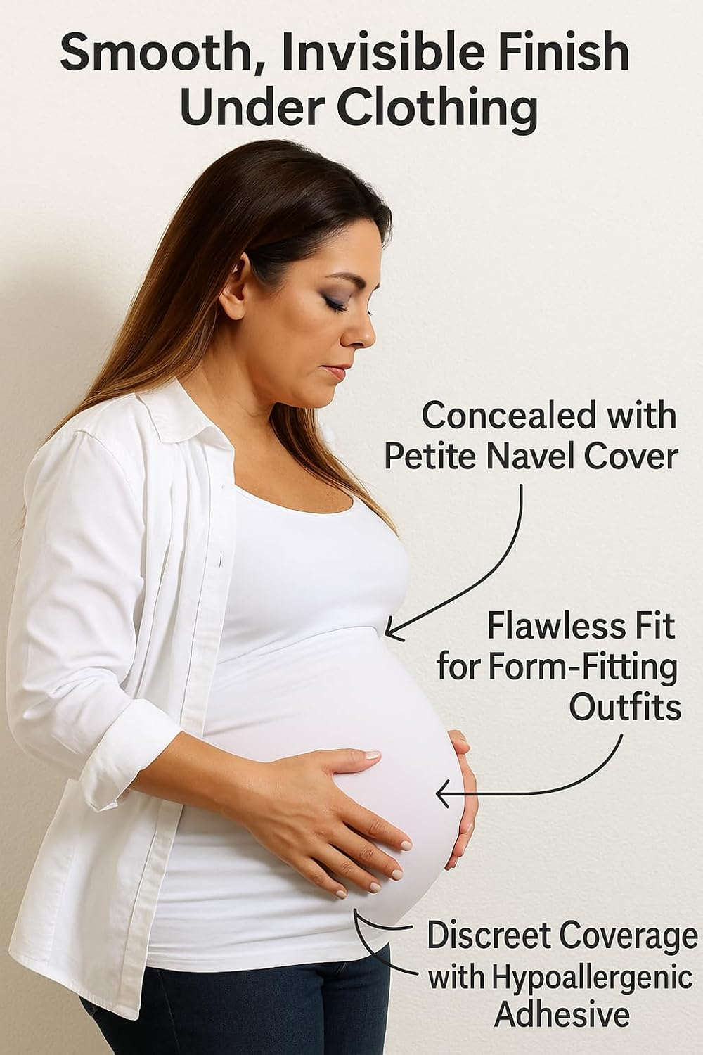 Brooke'S Belly Button Covers &ndash; 10 Count | Pregnancy Essentials for under Maternity Wear, Skintone
