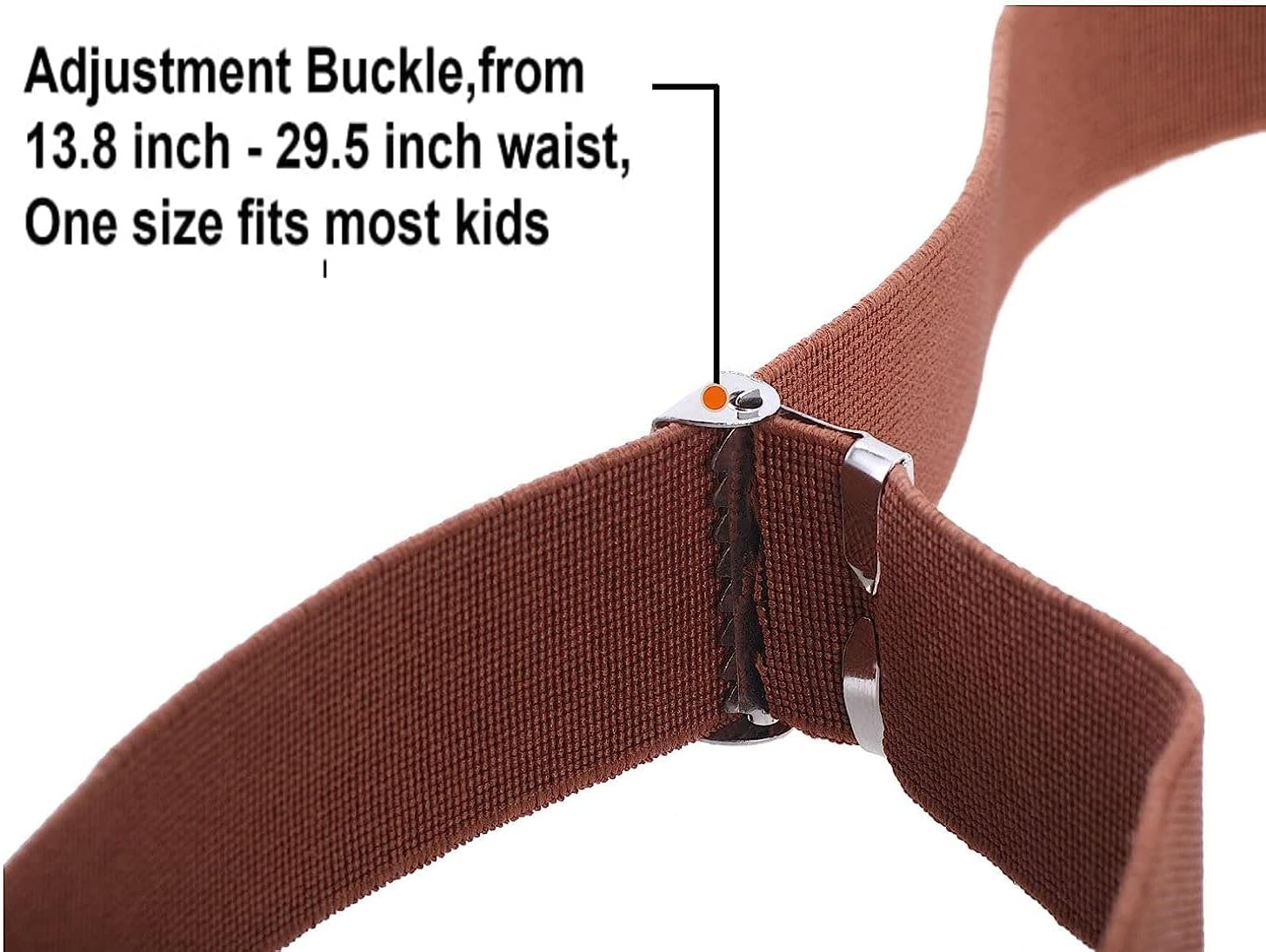 Kids Buckle Belt Kid Adjustable Elastic Belt Boy Stretch Belt for Children Boys Girls - Beige image number 3