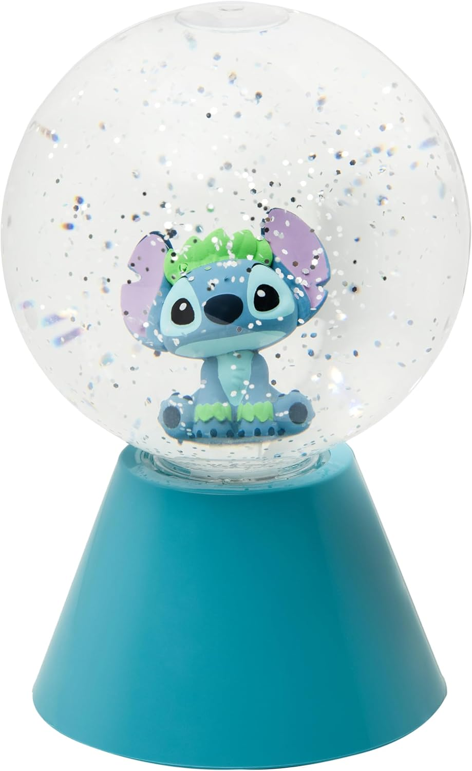 Paladone Disney Lilo & Stitch LED Glitter Globe, Officially Licensed Gift, Colour Changing Luminous Snow Globe for Kids, Teens, Adults, Compact Design image number 4