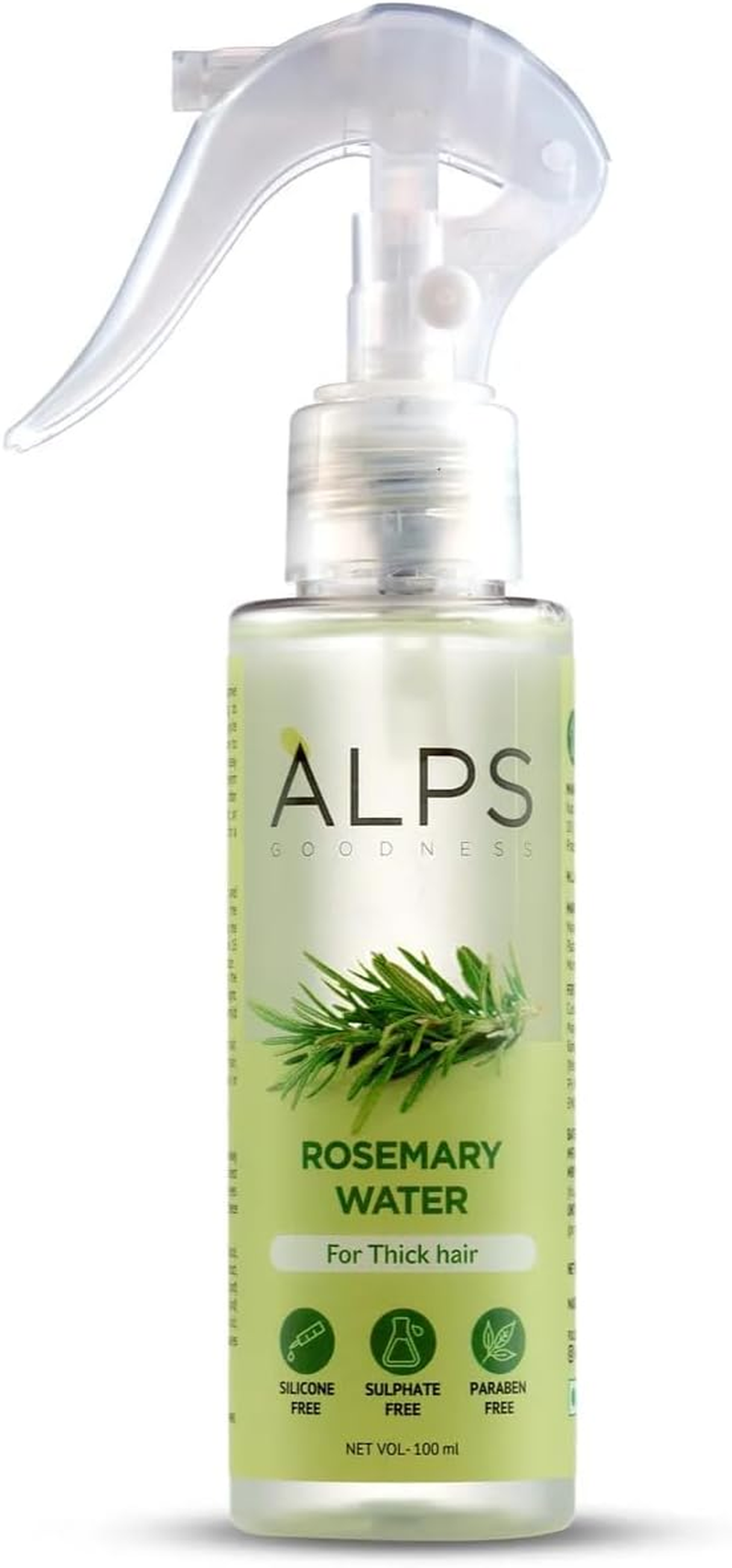 Alps Goodness Rosemary Water Spray for Hair Growth (100 Ml) | Hair Spray for Regrowth | Rosemary Mist | Adds Shine | Helps Reduce Hairfall | Strengthens Hair | Suitable for All Hair Types | image number 2