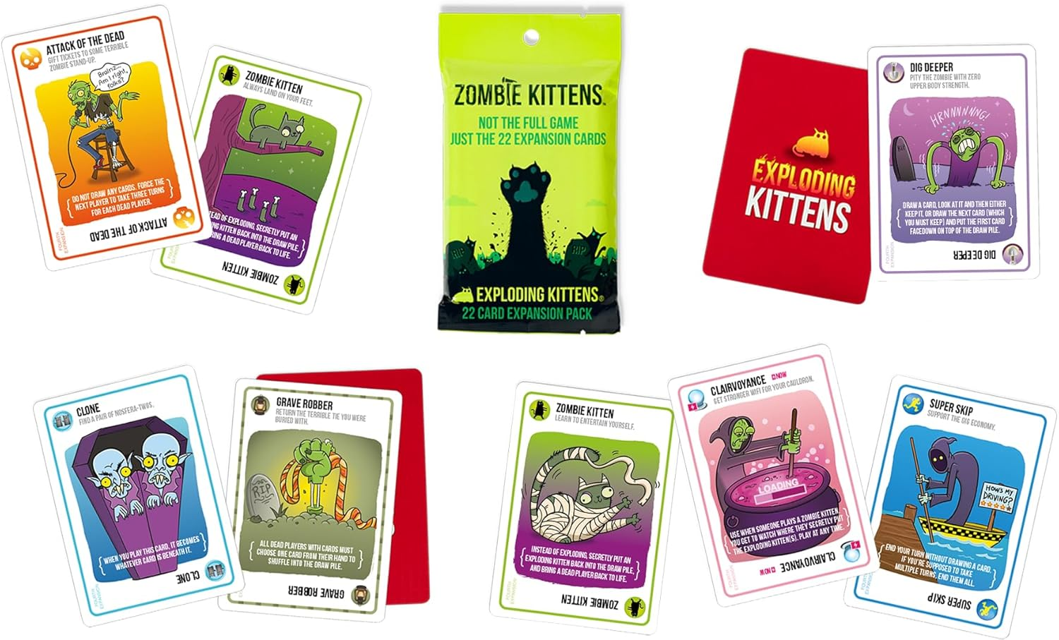 EK Zombie Kittens Expansion Pack image number 4