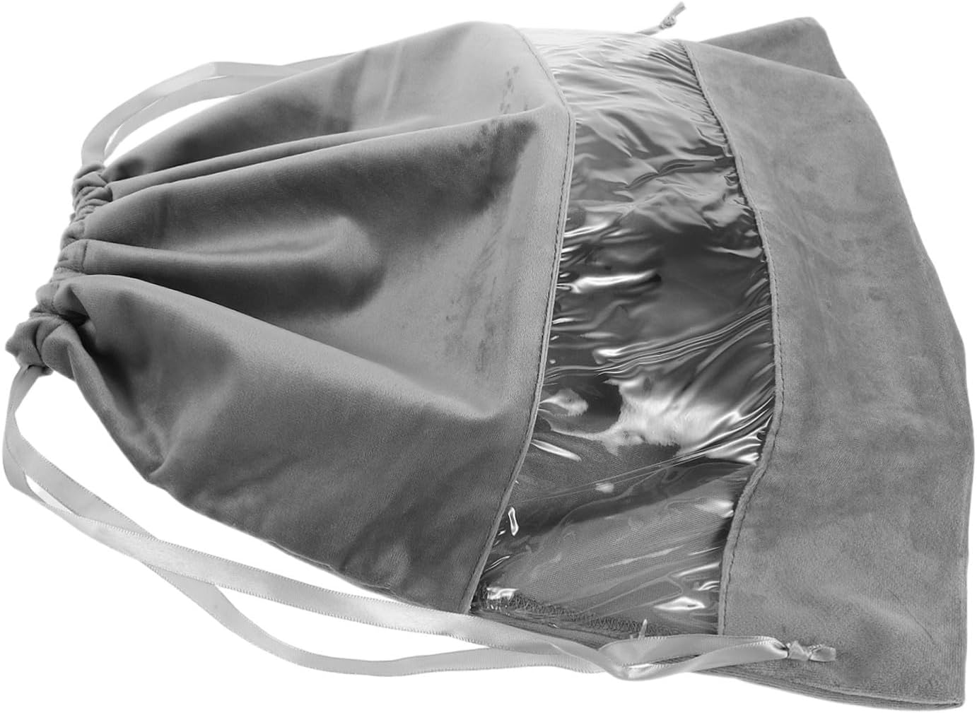 Beaupretty Transparent Drawstring Hair Dryer Bag Dustproof Storage Pouch for Travel and Home Versatile Organizer for Hair Tools Underwear Shoes and Small Items