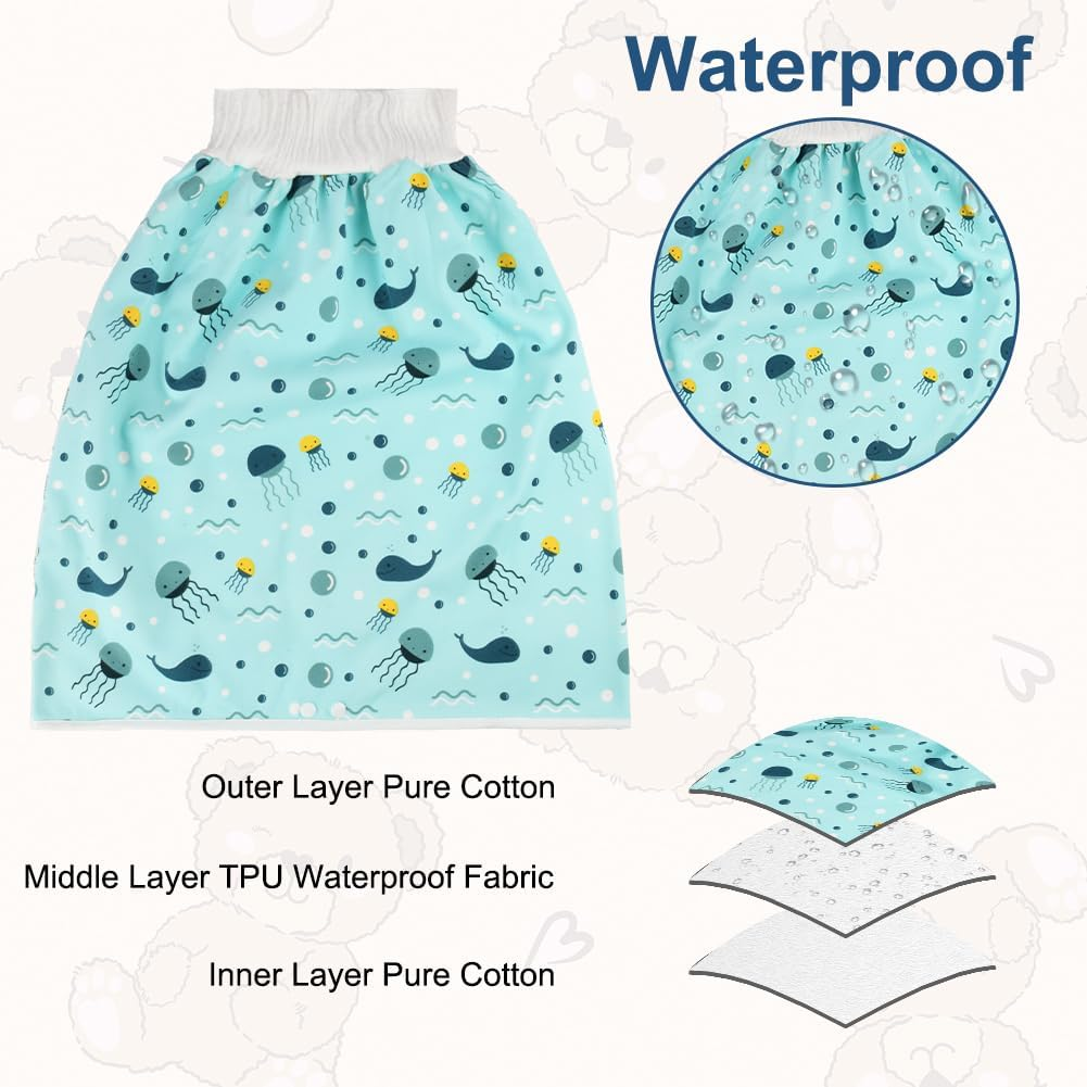 Girls' Boys' Potty Training Pants, 2 Packs of Child Learning Panties, Leak-Proof Baby Girls and Boys for Babies image number 5