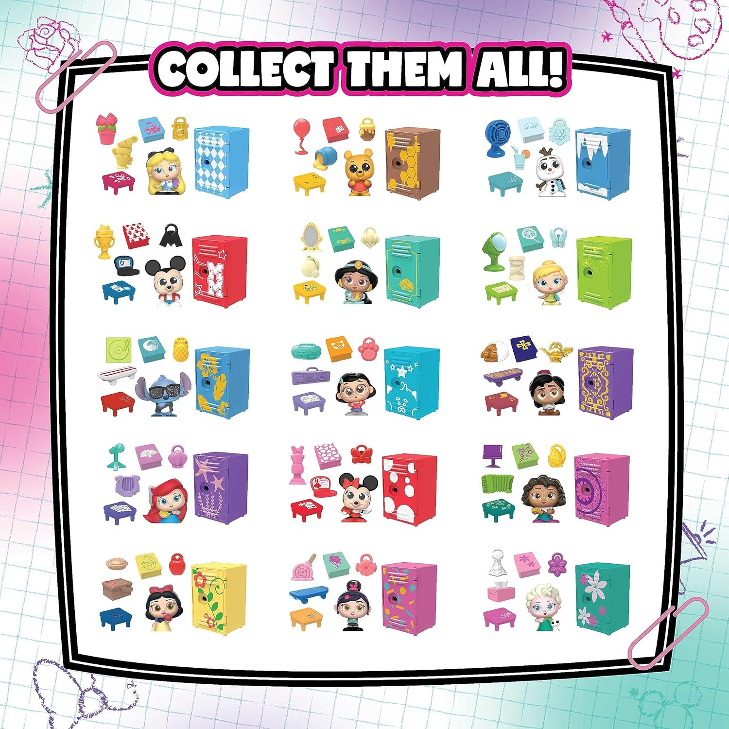 Doorables Academy Surprise Locker 3Pk