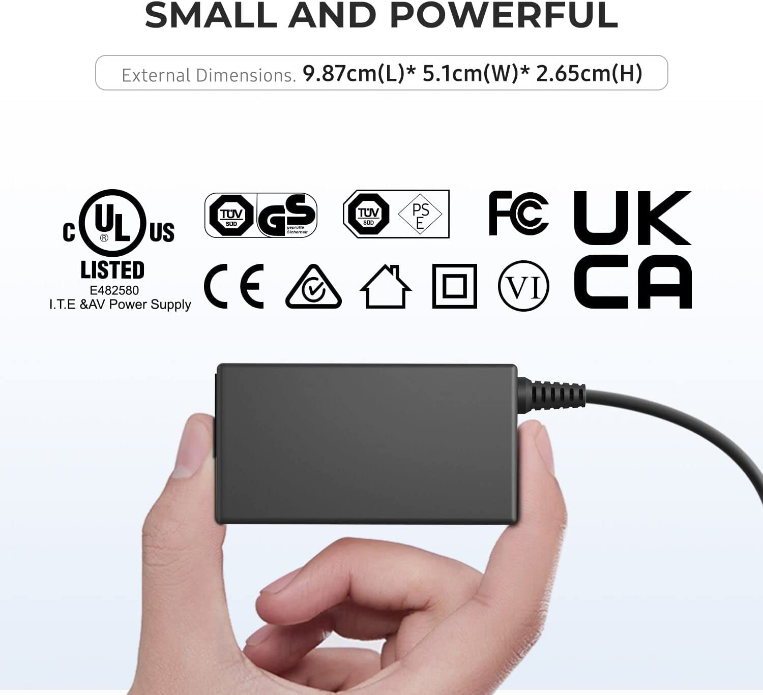 KFD &lrm;24MK430H-B 19V AC Adapter for LG Electronics 19" 20" 22" 23" 24" 27" 29" 32" 34" LED LCD 4K UHD Monitor 32UD99 34UM69G-B 29UM65 22M37D ADS-40FSG LG PH450UG Projector Samsung Monitor Charger image number 5