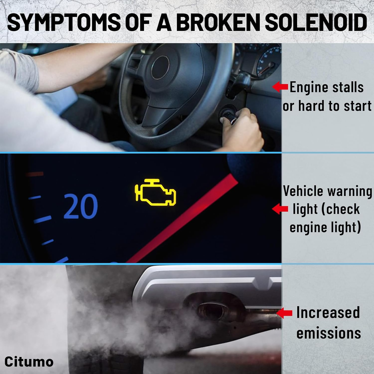 Vapor Canister Purge Solenoid Purge Control Vaccum Solenoid Valve Vapor Canister Shutoff Valve Replaces # K5T45786 14935-JF00A image number 5