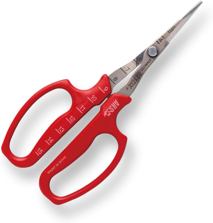 Ars 321DX-T-BP Grape Picking Shears Straight Blade Blister Pack image number 1