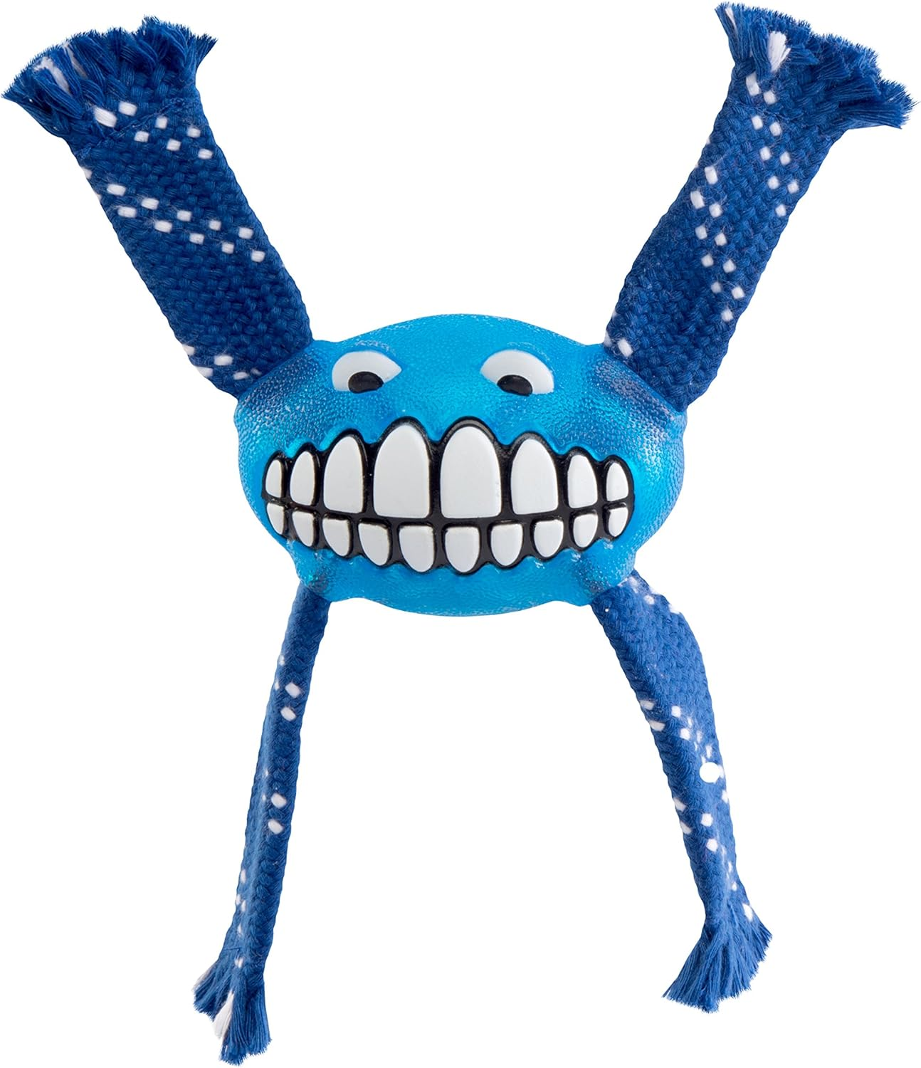 Rogz Flossy Grinz Throw and Fetch Dental Dog Toy Lime Medium image number 2