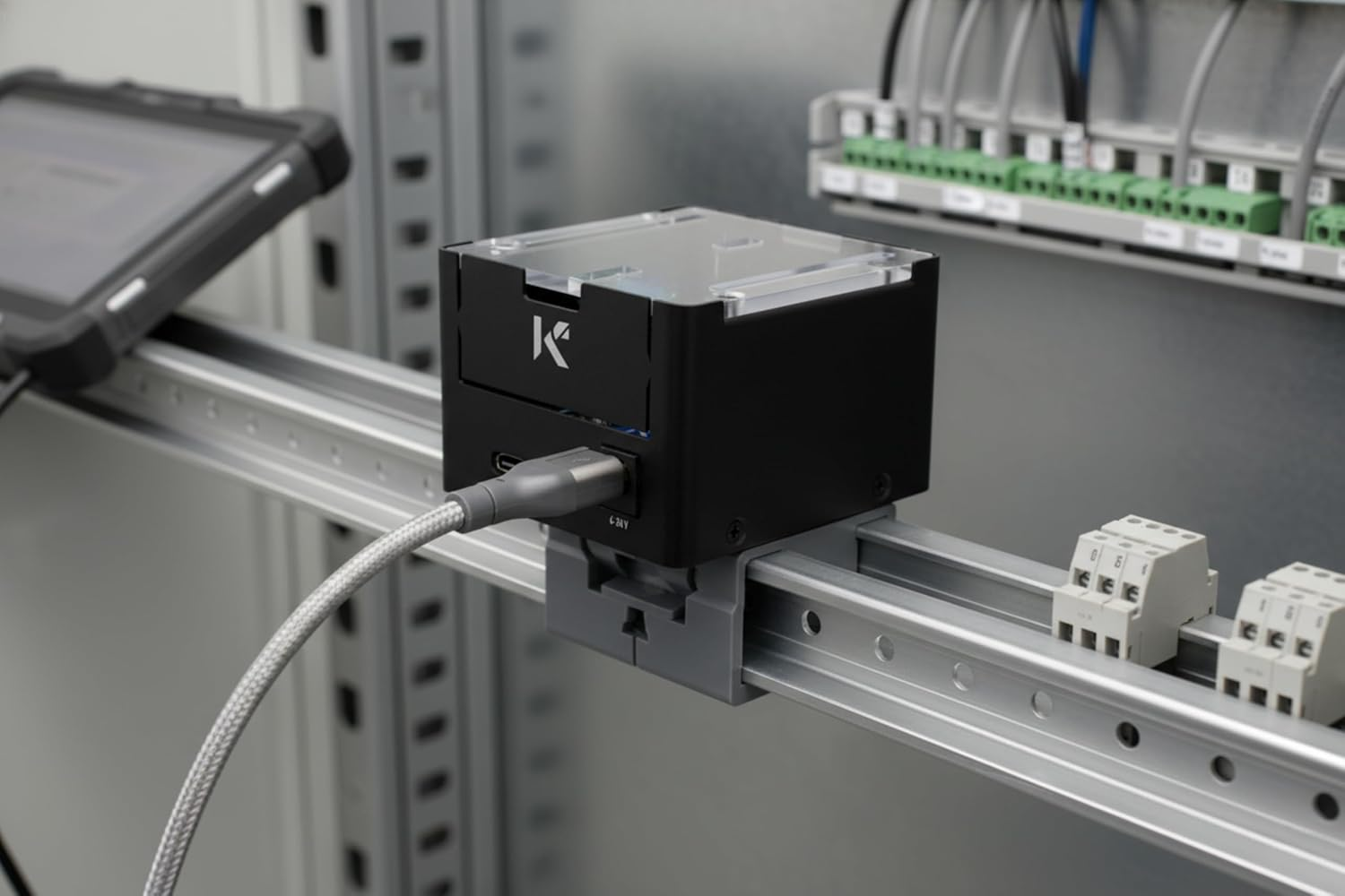 KKSB Project Case for Arduino UNO R4 | Compatible with UNO R4 Minima and UNO R4 Wifi | Space for Ethernet HAT | Transparent Cover | Durable Aluminum Case with Steel Base image number 2