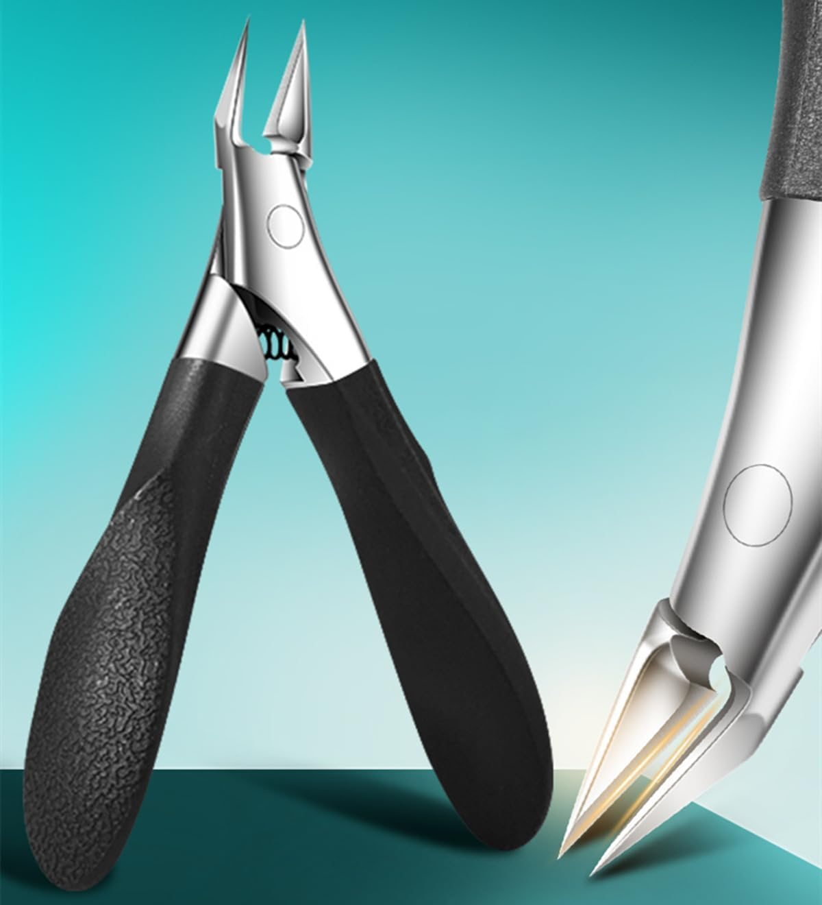 Super Oblique Nail Clippers, Eagle Beak Beveled Nail Clippers, Opening anti Slanted for Thick Nails, Seniors & Ingrown Care (Red) - Blue image number 7