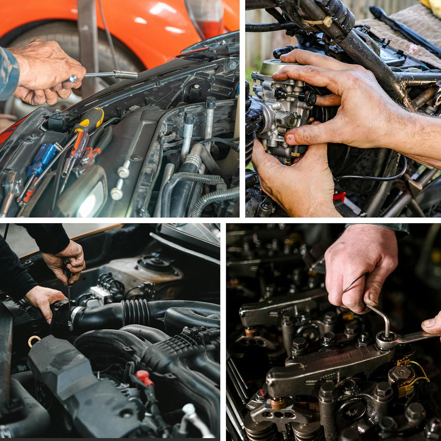 540PCS Automotive Engine Oil Pan Drain Plug, Automotive Drain Plug Gaskets, Auto Metric Oil Drain Plug Gasket Aluminum Assortment Crush Washer Kit (M6 M8 M10 M12 M14 M16 M18 M20 M22 M24) image number 4