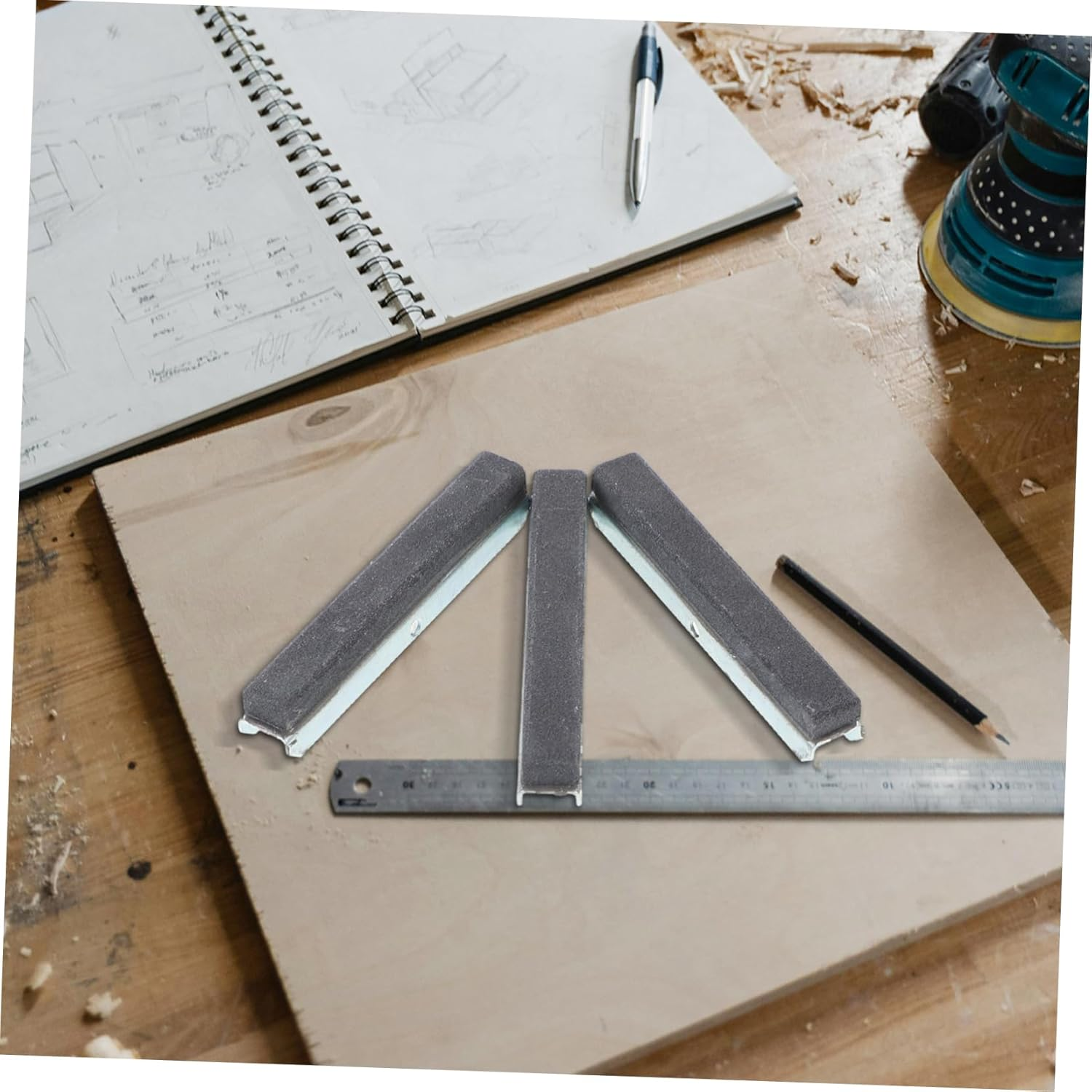 JECOMPRIS 3Pcs Replacement Grinding Stones for Car Engine Cylinder Screws Cylinder Stones for Automotive Equipment Grinding and Polishing image number 1