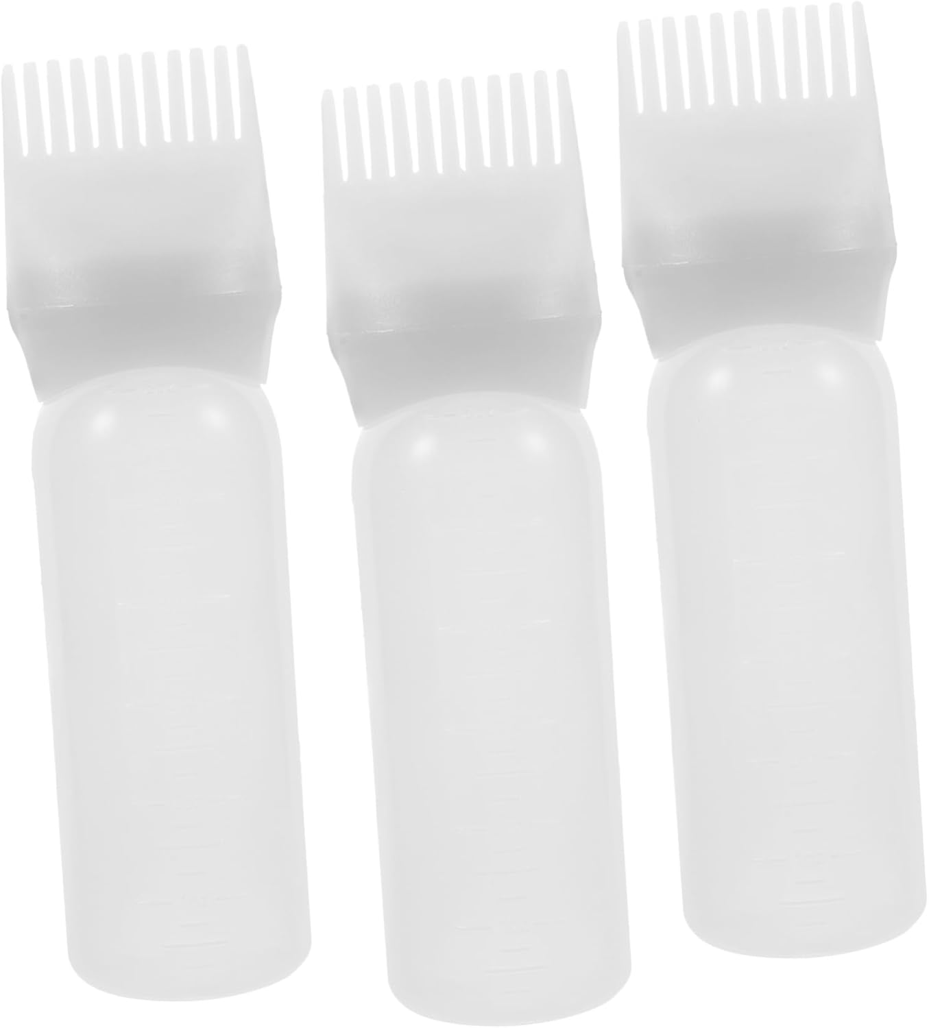 9 Pcs Medicine Hair Dye Applicator Set - Bottles, Brush, Shampoo, Color Oil, Root Comb, Plastic Comb for Hair Growth image number 7