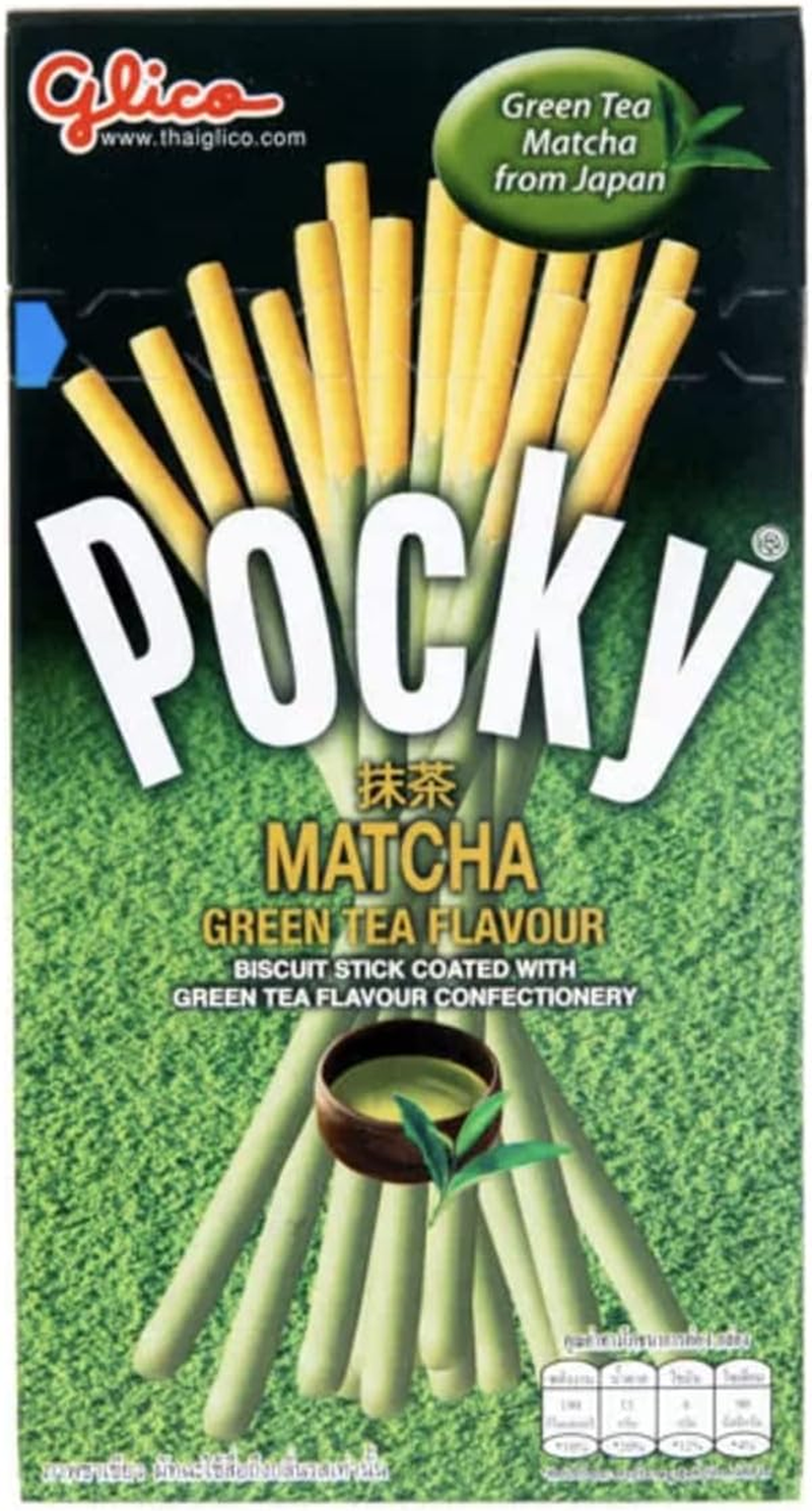 Pocky HAPPY PACK (6 Packs) - Chocolate, Biscuit & Cream, Strawberry, Mango, Banana, Matcha Green Tea image number 6
