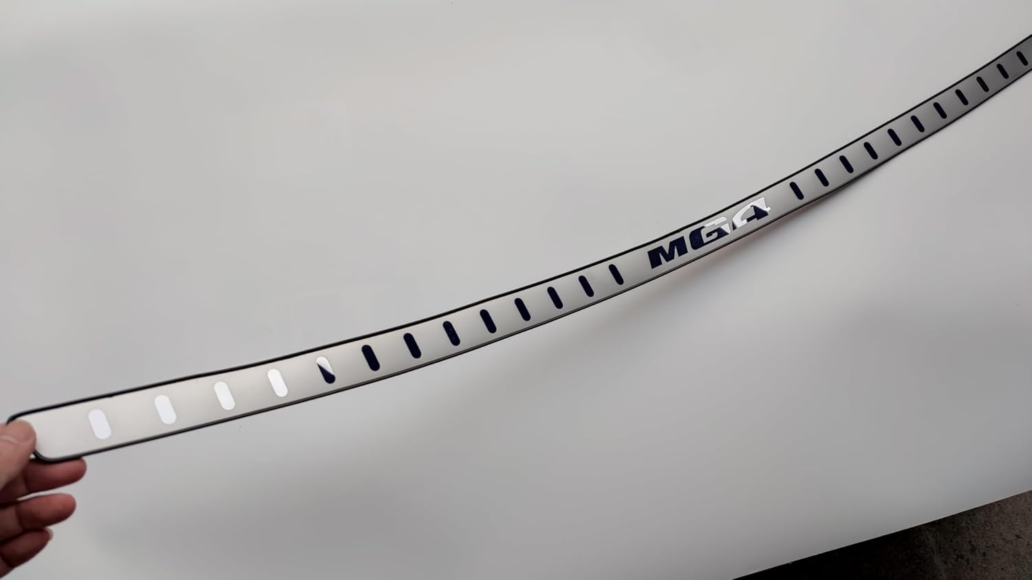 GZBFTDH Car Stainless Steel Rear Bumper Protector, for MG 4 MG4 2022 2023 2024 Accessories, Auto Parts Tailgate Back Trunk Door Sill Cover Scuff Plate Strip Guard Protection image number 6