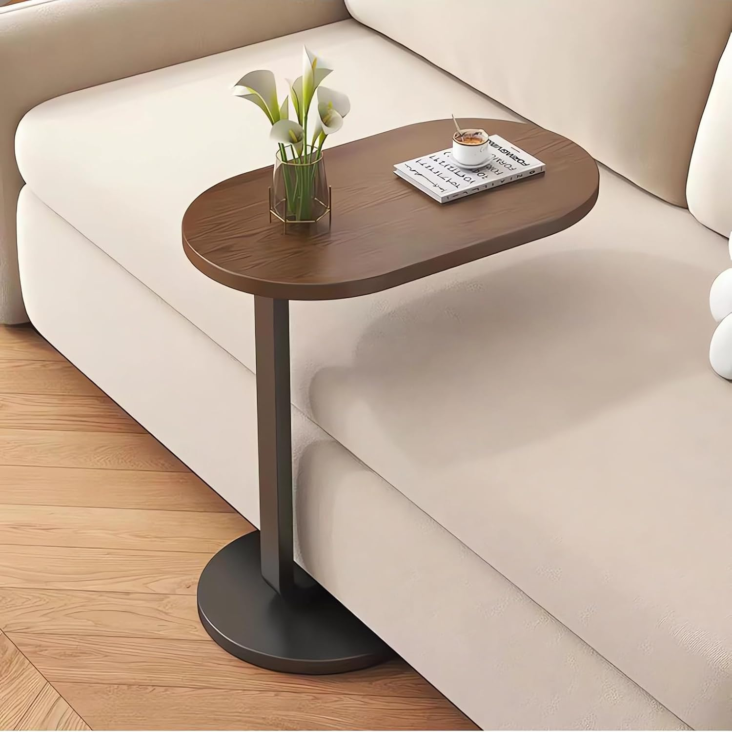 Coffee Table, Sofa Side, Bedside Table, Student Dormitory, Laptop Desk, Living Room, Bedroom, Balcony Table A80 (H Coffee) image number 6