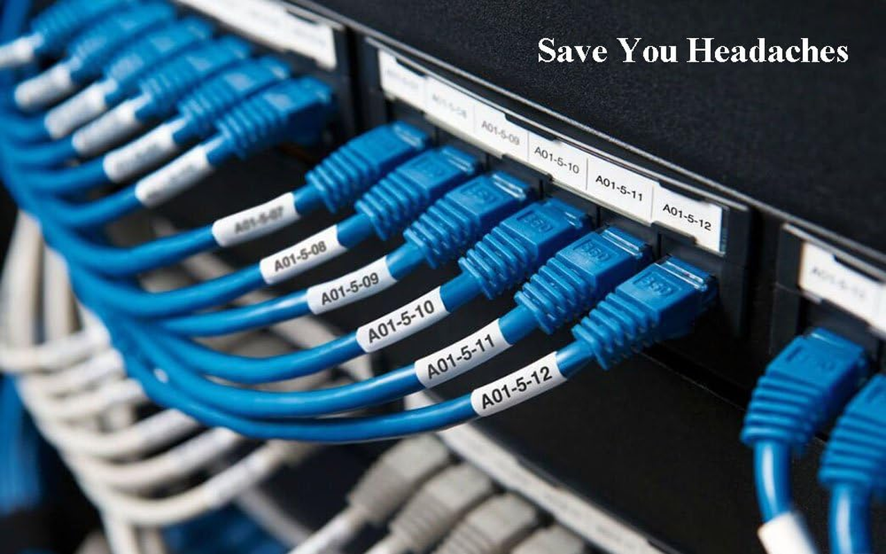 Mr-Label Self-Laminating Wrap around Cable Labels - Letter Sheet Laser Printer Only - for Wire Marking Identification (25 Sheets (800 Labels), 5 Assorted Color)