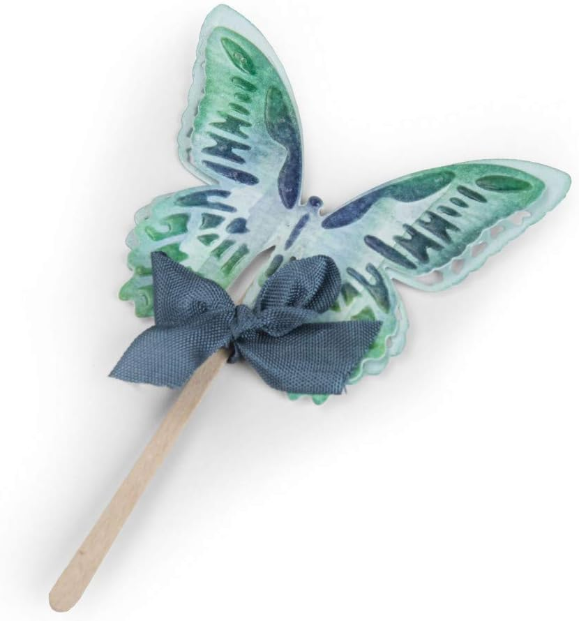 Sizzix Thinlits Die Set 661802, Mini Butterfly by Tim Hotlz, 4 Pack, Multi Color, One Size image number 2