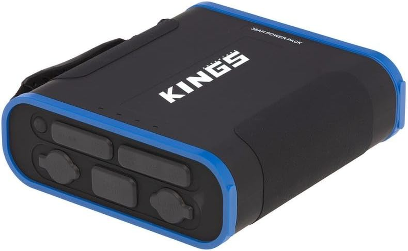 Kings 36Ah Lithium Portable Power Pack 100W USB C Lifepo4+ Clear Top Canvas Bag image number 4