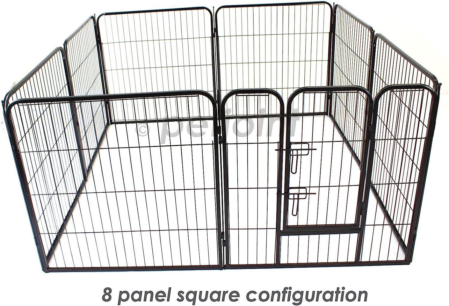 Heavy Duty Pet Dog Playpen Puppy Exercise Play Pen Fence Enclosure Gate 8 Panels Heavy-Duty Crate Cage (Large 100Cm) image number 5
