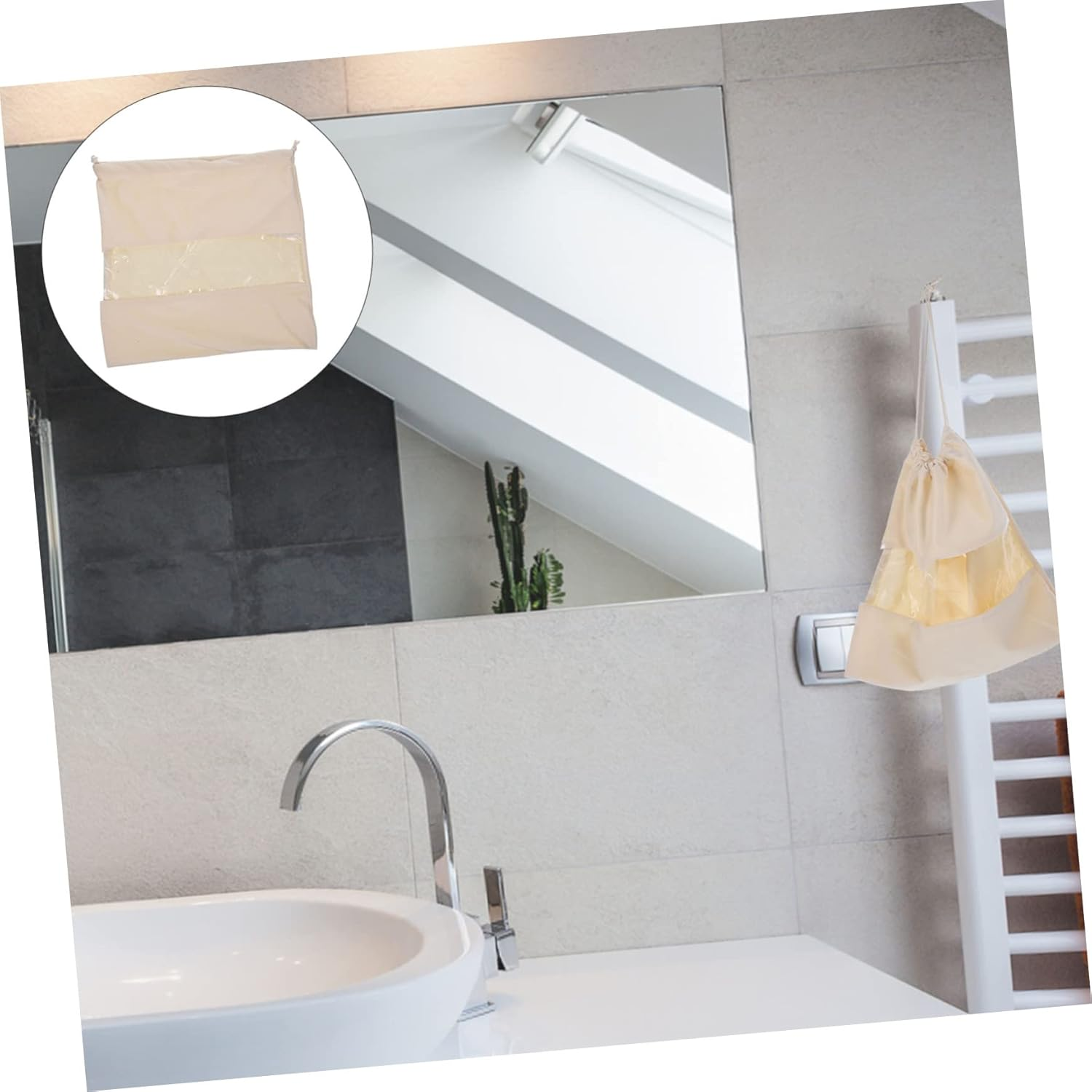 Beavorty 3Pcs Hotel Hair Dryer Bag Scratch-Resistant Holder Drawstring Travel Kit image number 6