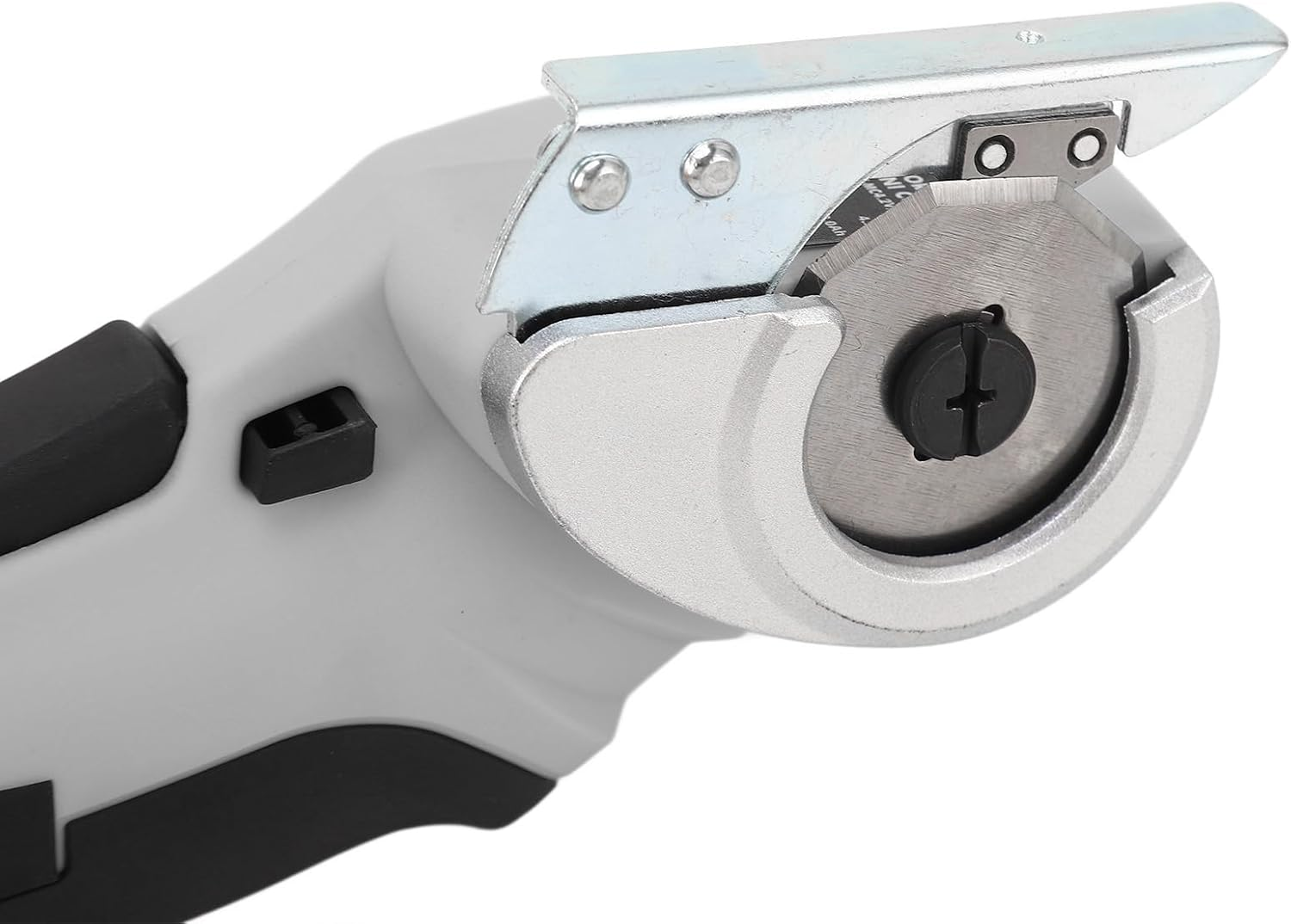 Cordless Fabric Cutter, 240RPM Speed Electric Scissors for Cutting Fabric, Rechargeable with Safety Lock Switch for Fabric Leather Craft 6Mm Cutting Size (Gray) - Green 14 image number 4